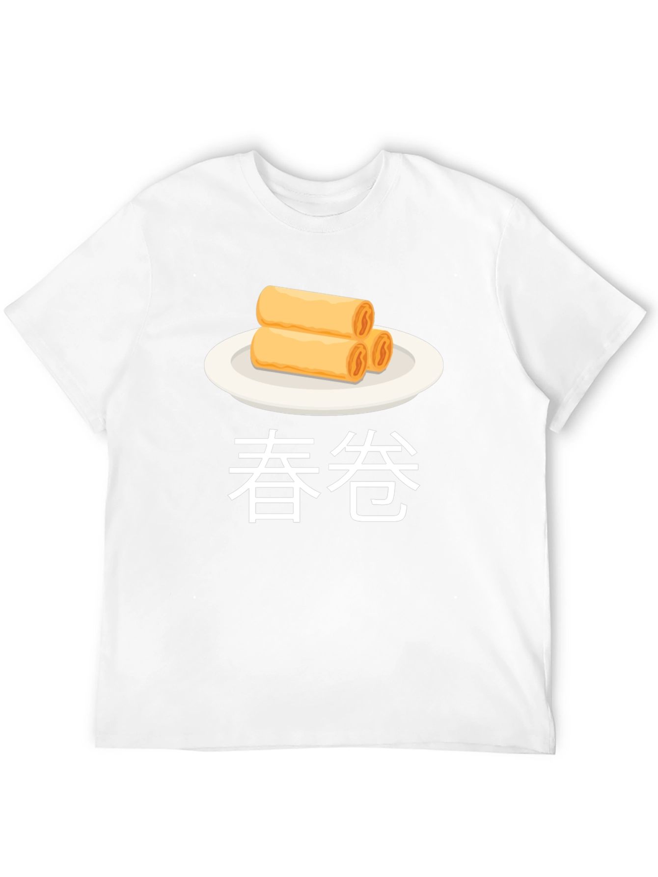 Spring Roll Graphic T-Shirt Asian Food Tee