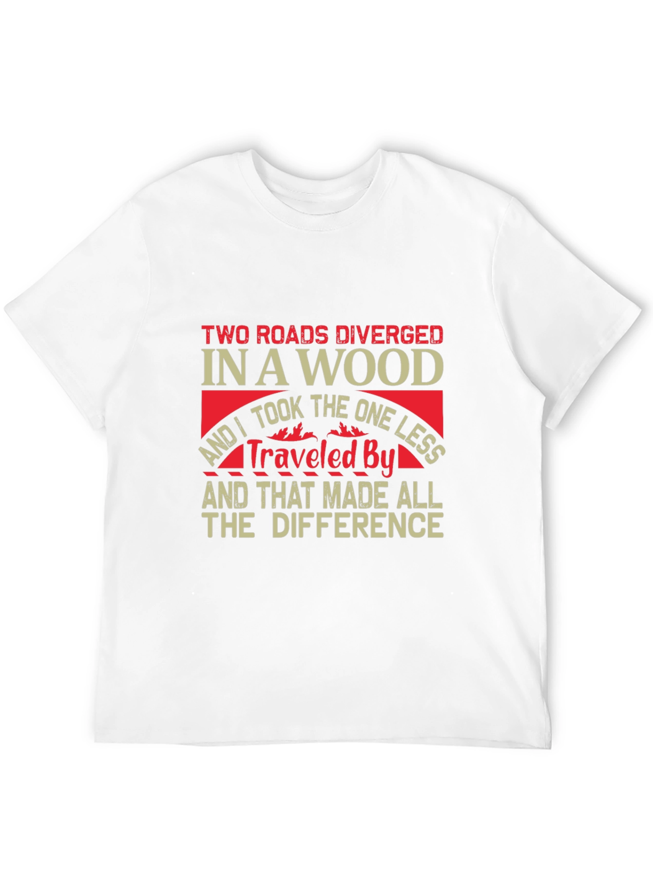 Two Roads Diverged Graphic T-Shirt