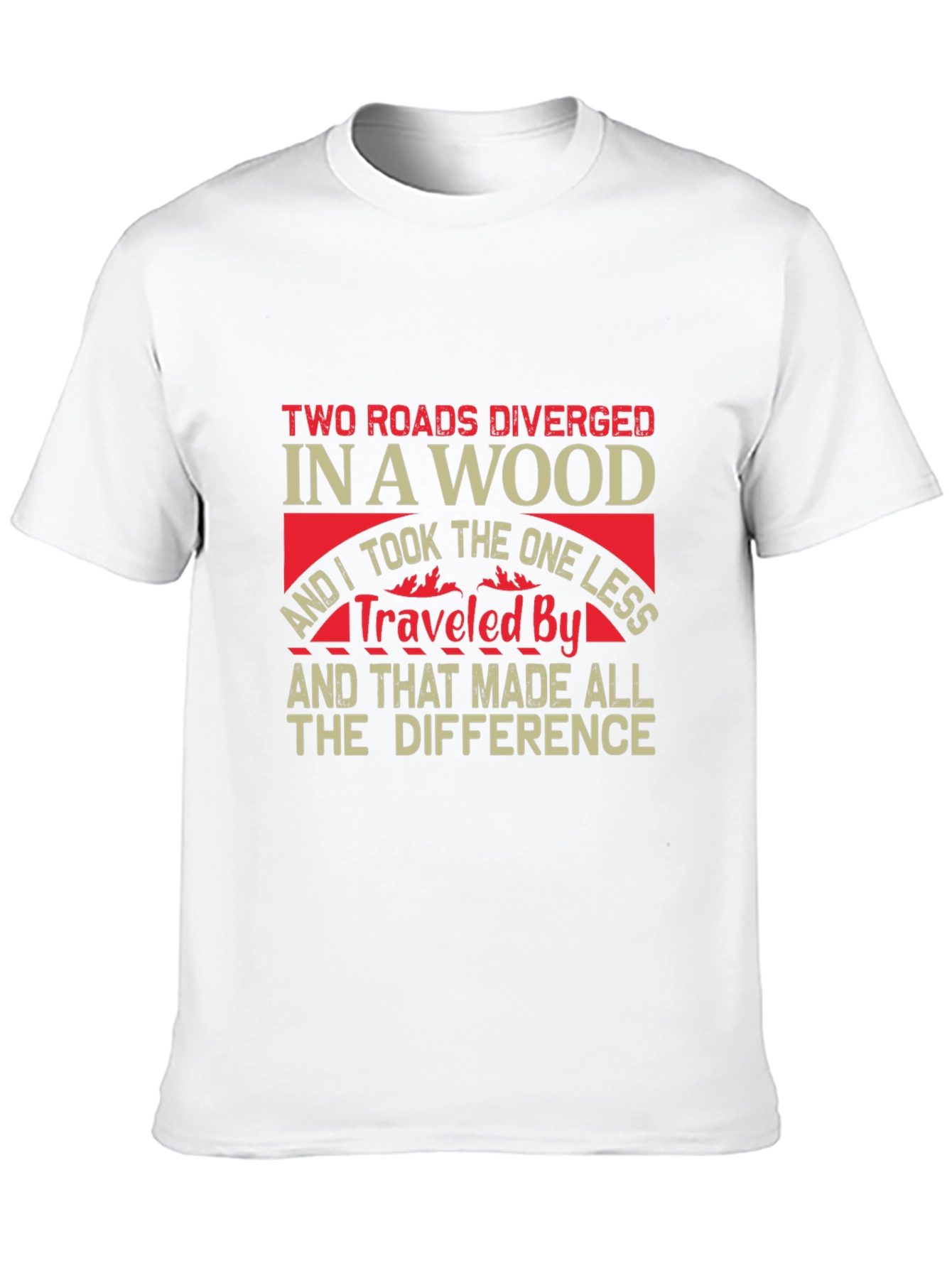Two Roads Diverged Graphic T-Shirt
