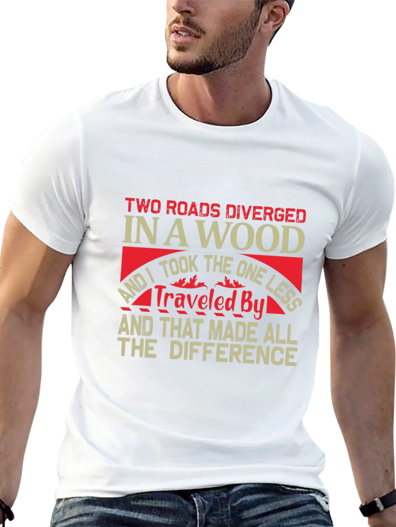 Two Roads Diverged Graphic T-Shirt