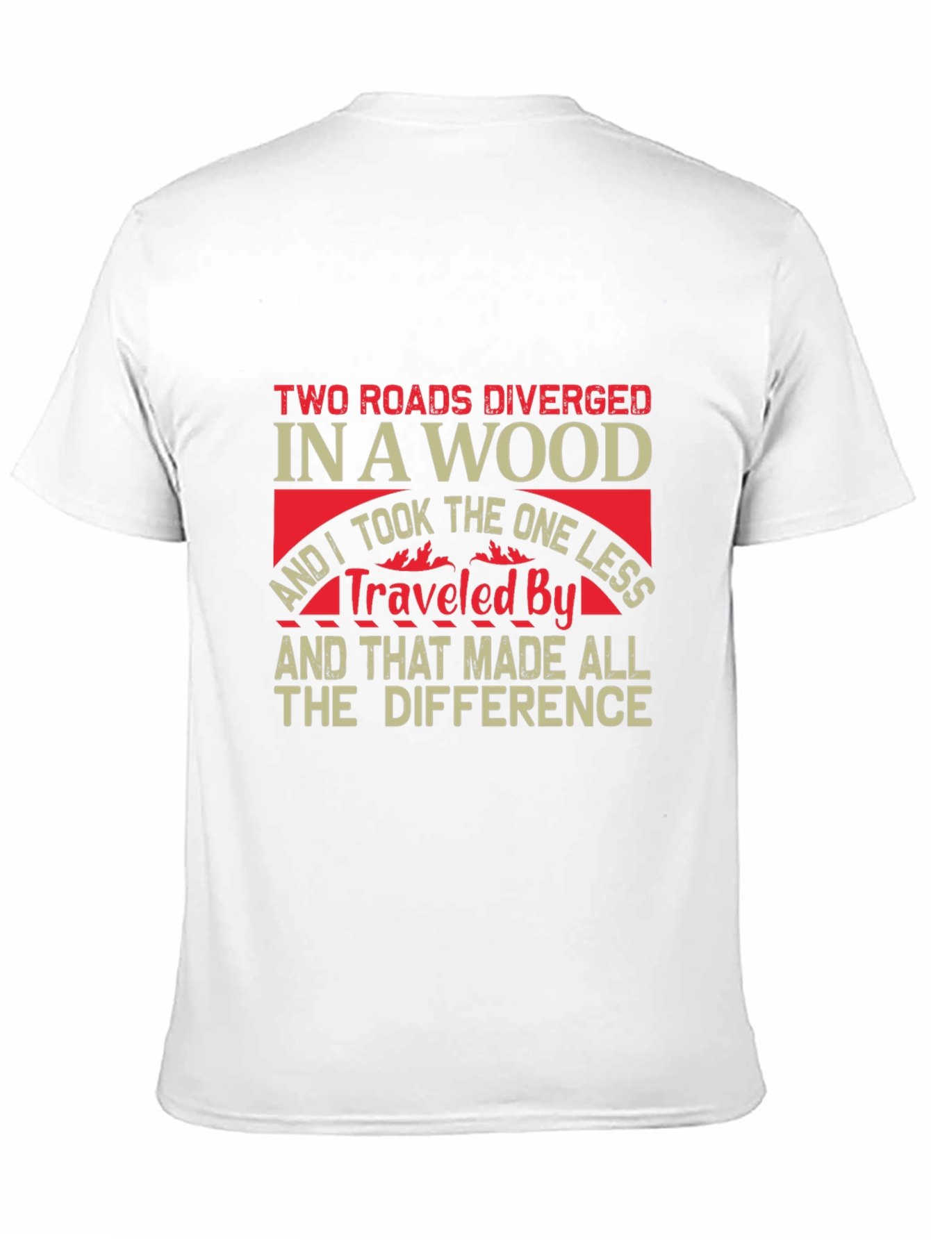 Two Roads Diverged Graphic T-Shirt