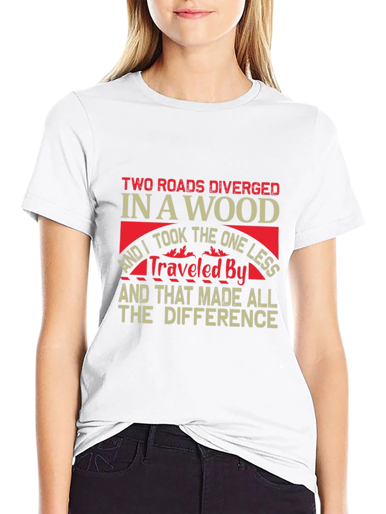 Two Roads Diverged Graphic T-Shirt