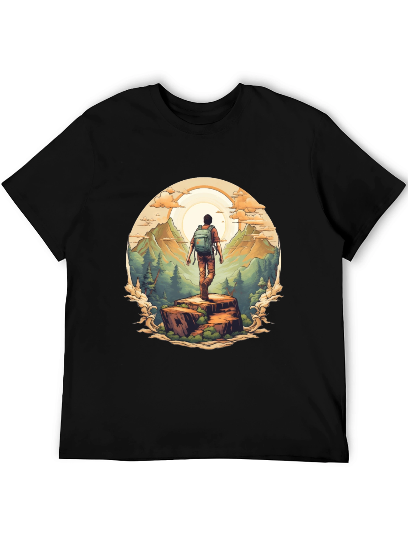 Nature Hiker Graphic Tee - Explore Outdoors!