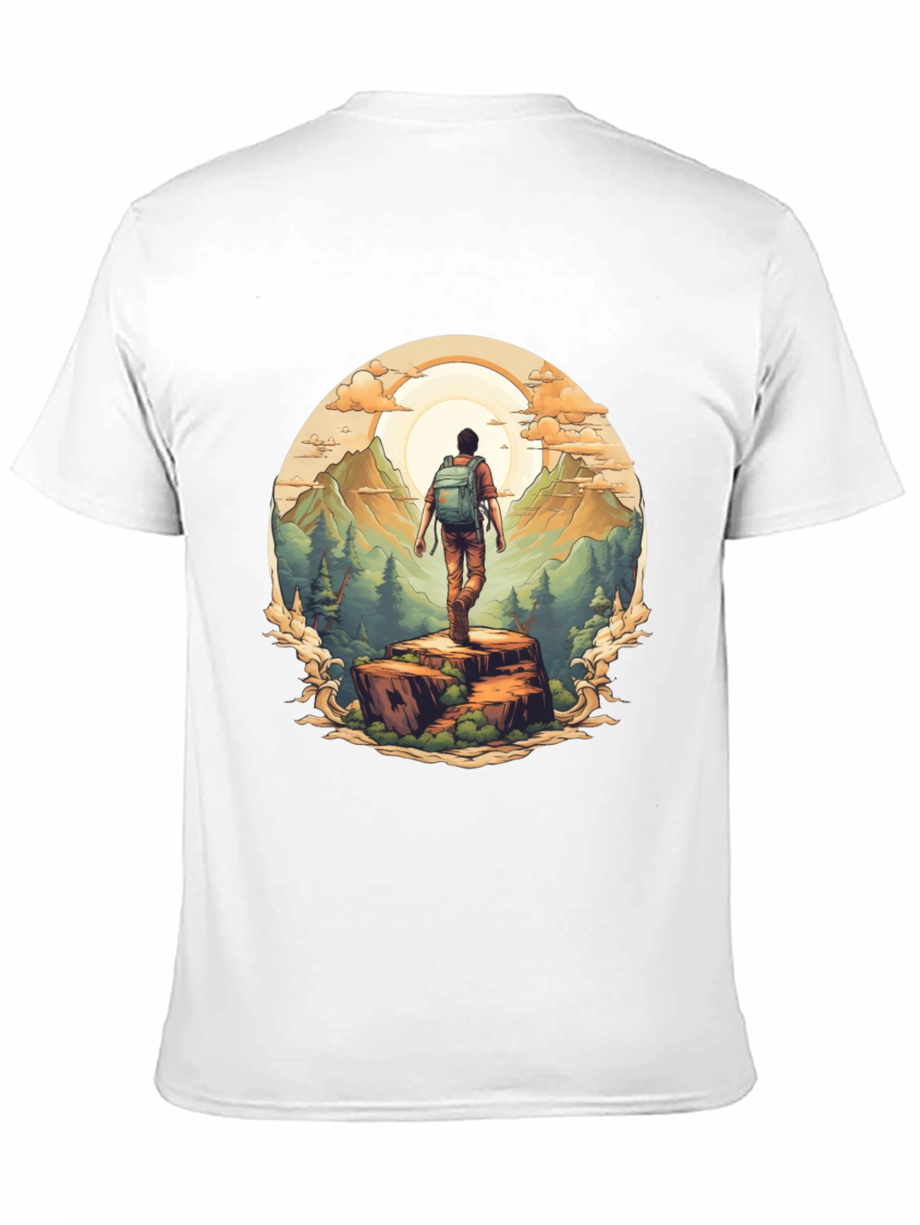 Nature Hiker Graphic Tee - Explore Outdoors!