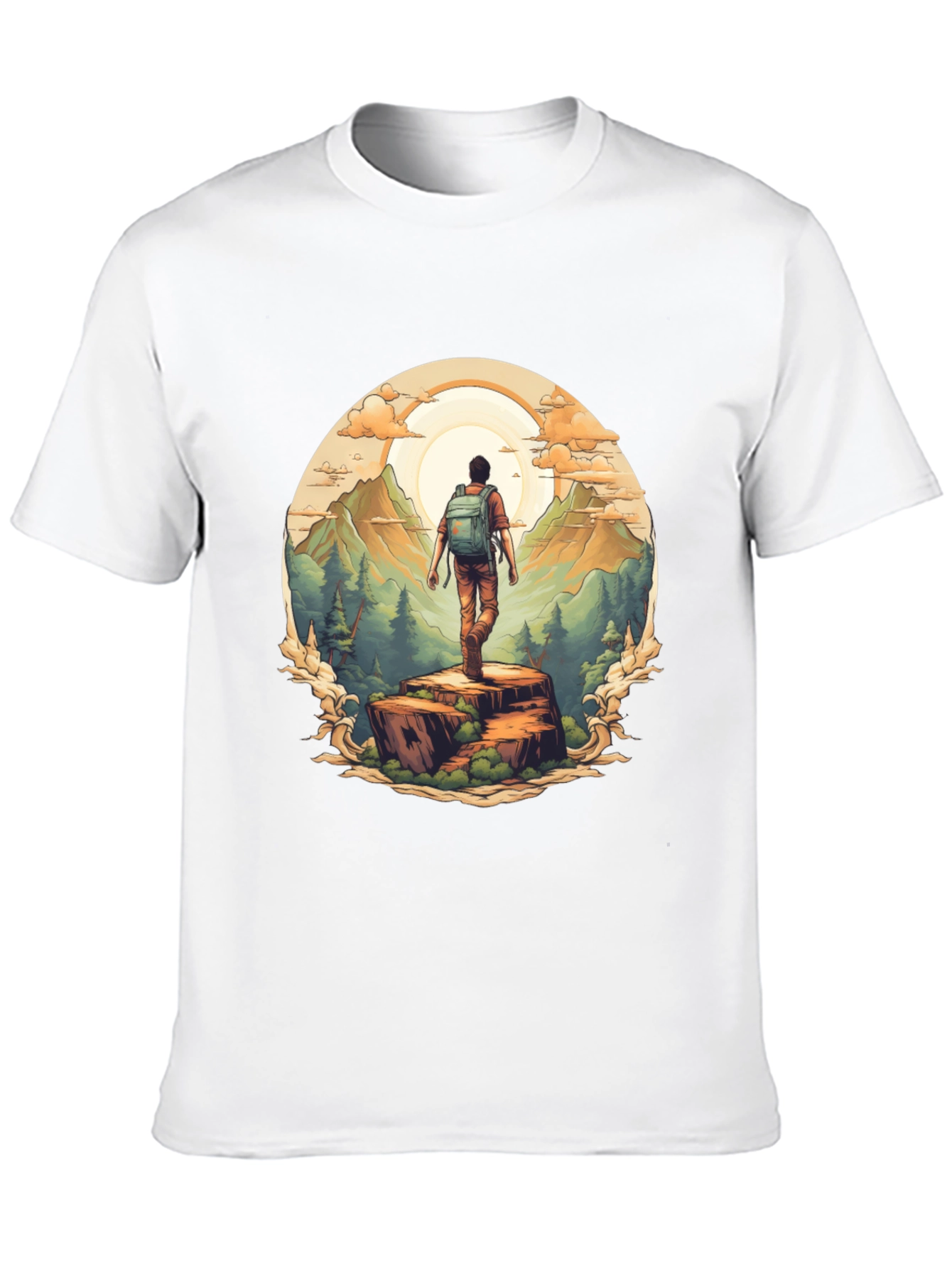 Nature Hiker Graphic Tee - Explore Outdoors!