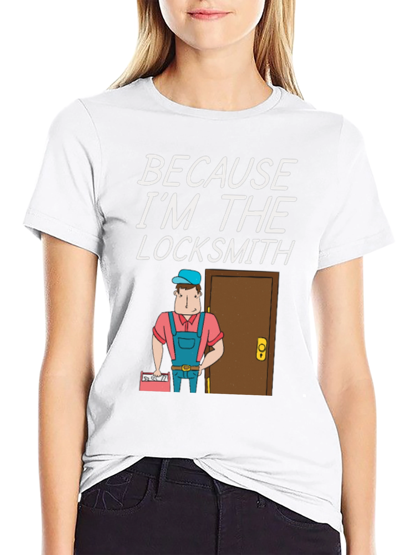 Locksmith T-Shirt - Because Im the Locksmith