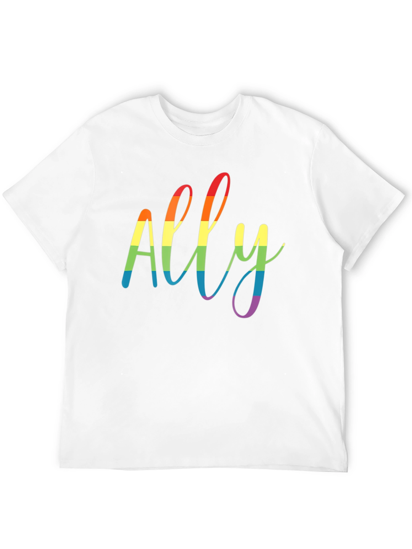 ALLY LGBTQ+ Pride Rainbow T-Shirt