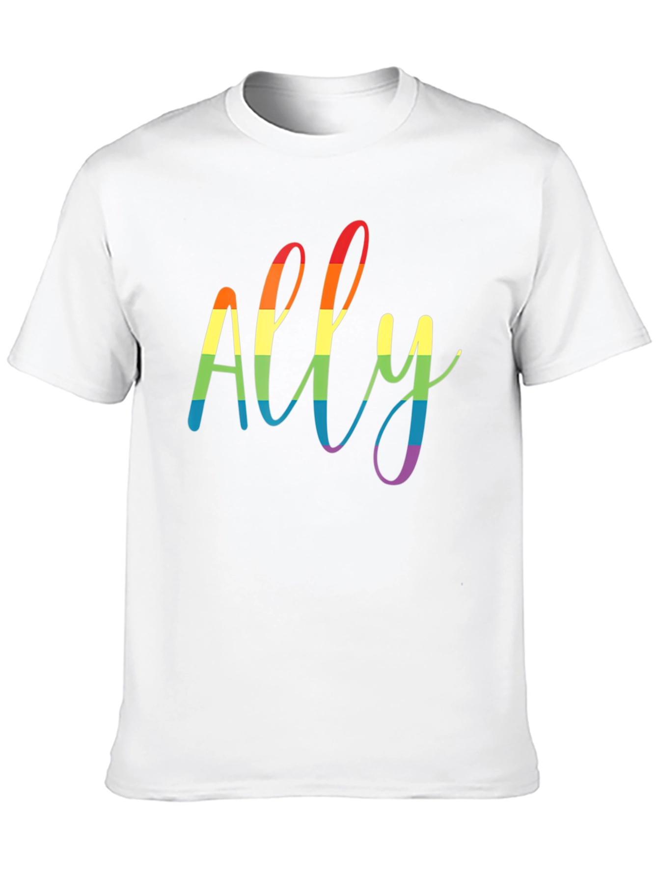 ALLY LGBTQ+ Pride Rainbow T-Shirt
