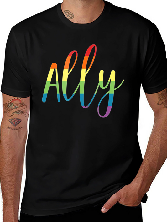 ALLY LGBTQ+ Pride Rainbow T-Shirt