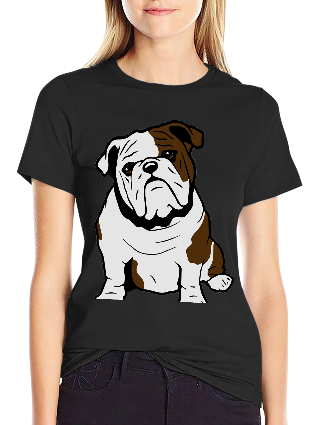 Bulldog Graphic Tee - Cool Dog Lover T-Shirt
