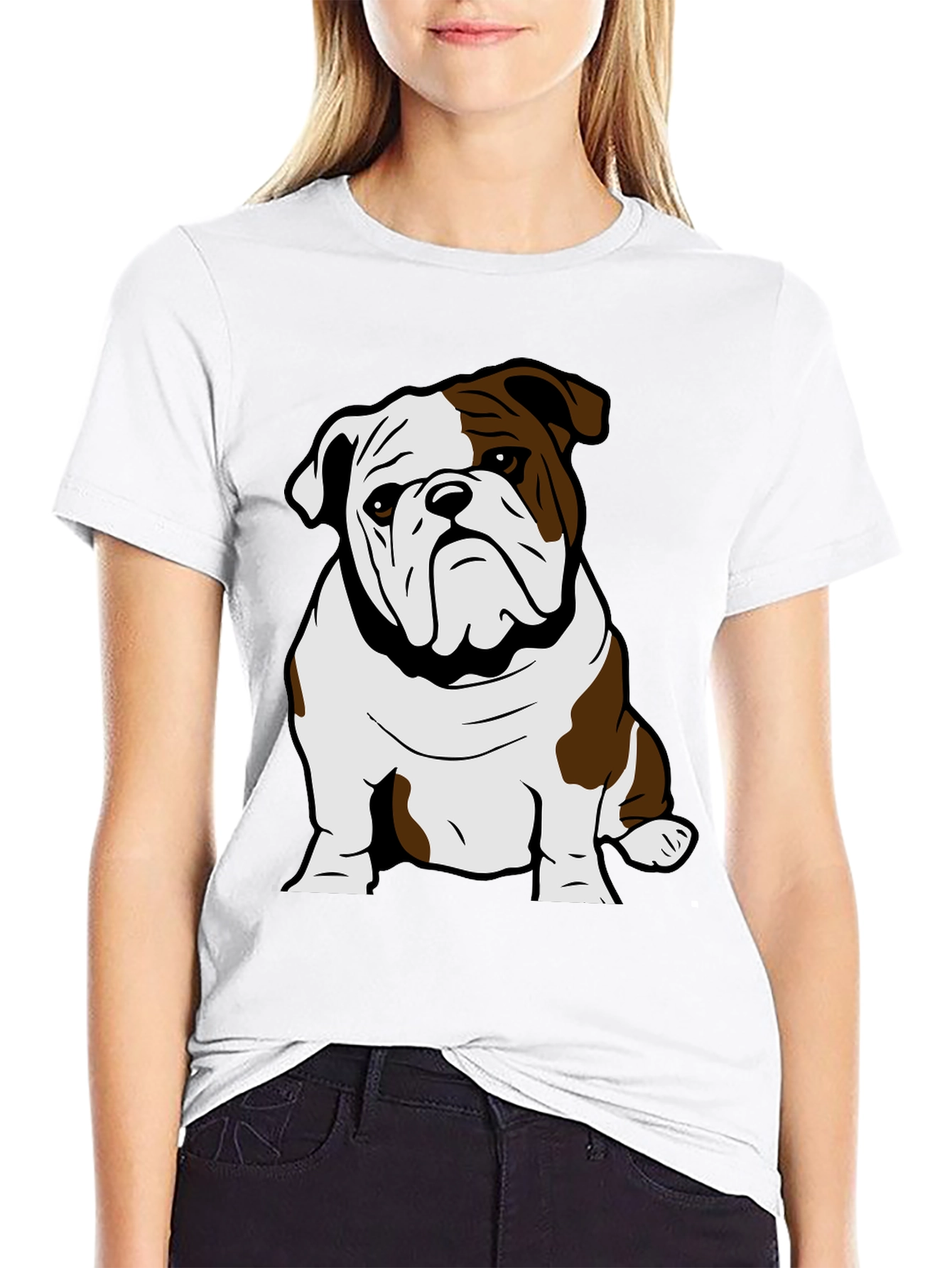 Bulldog Graphic Tee - Cool Dog Lover T-Shirt