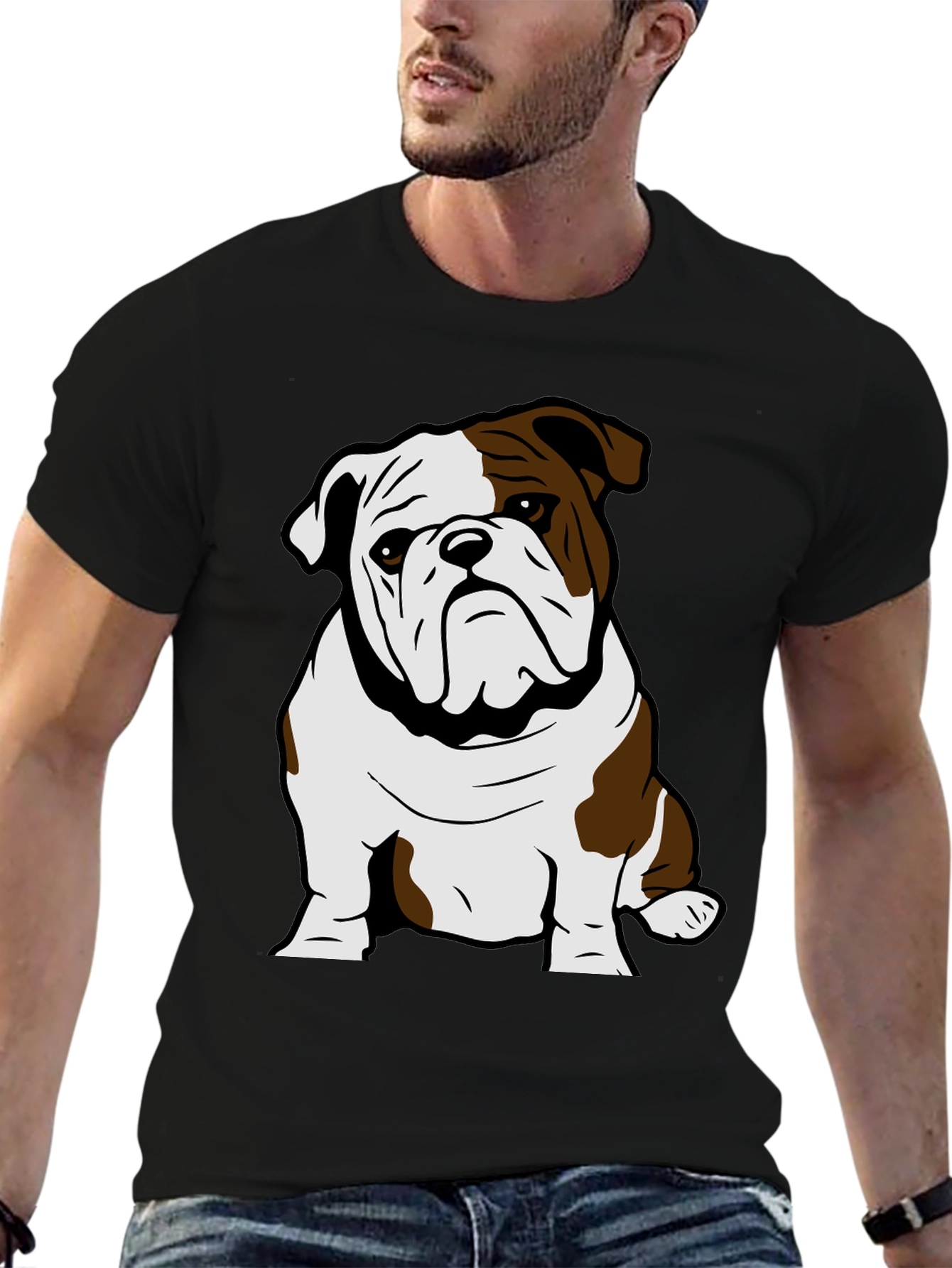 Bulldog Graphic Tee - Cool Dog Lover T-Shirt