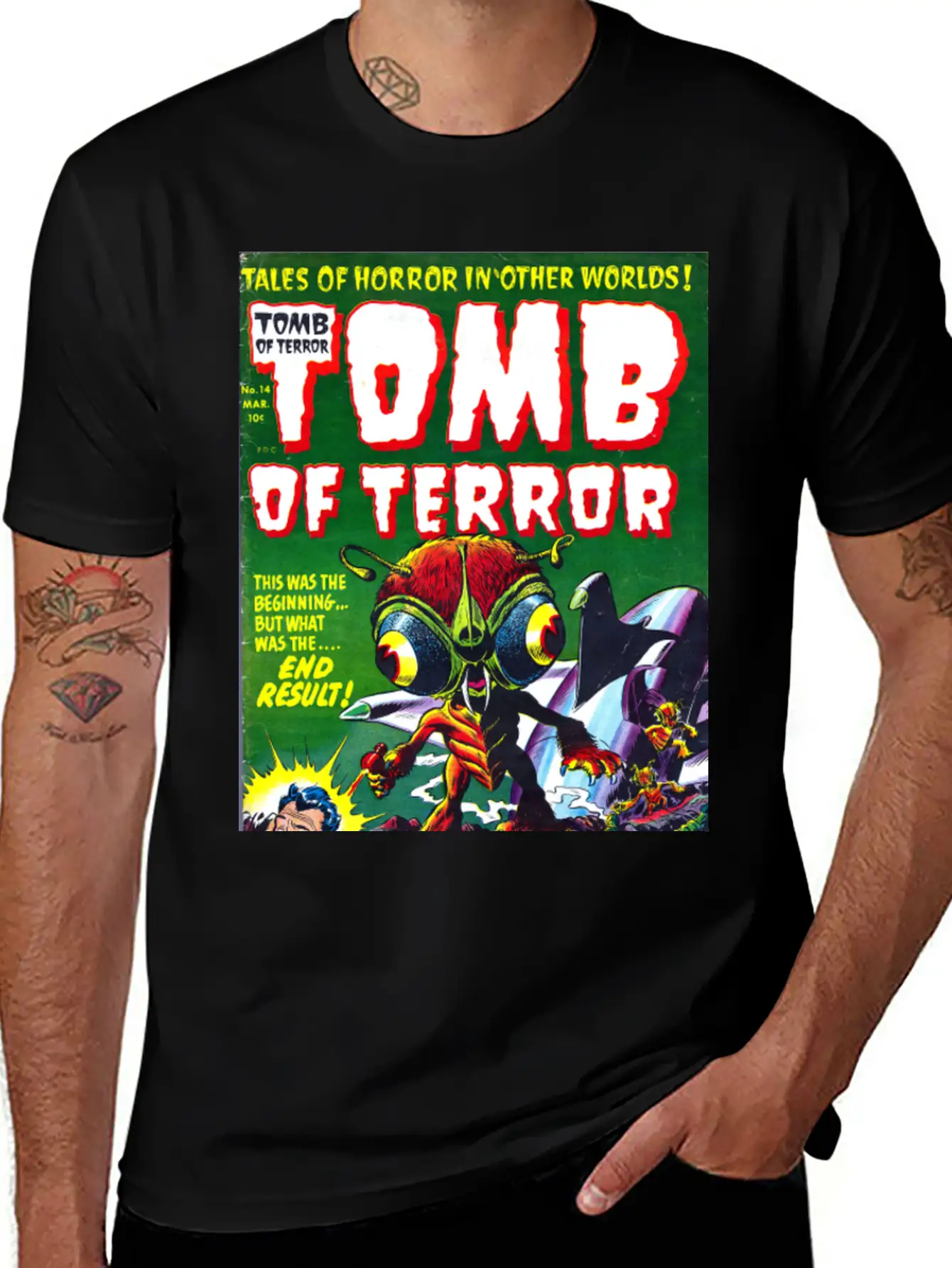 Tomb Of Terror Comic Unisex Casual T-Shirt – Clean Design For Daily Comfort