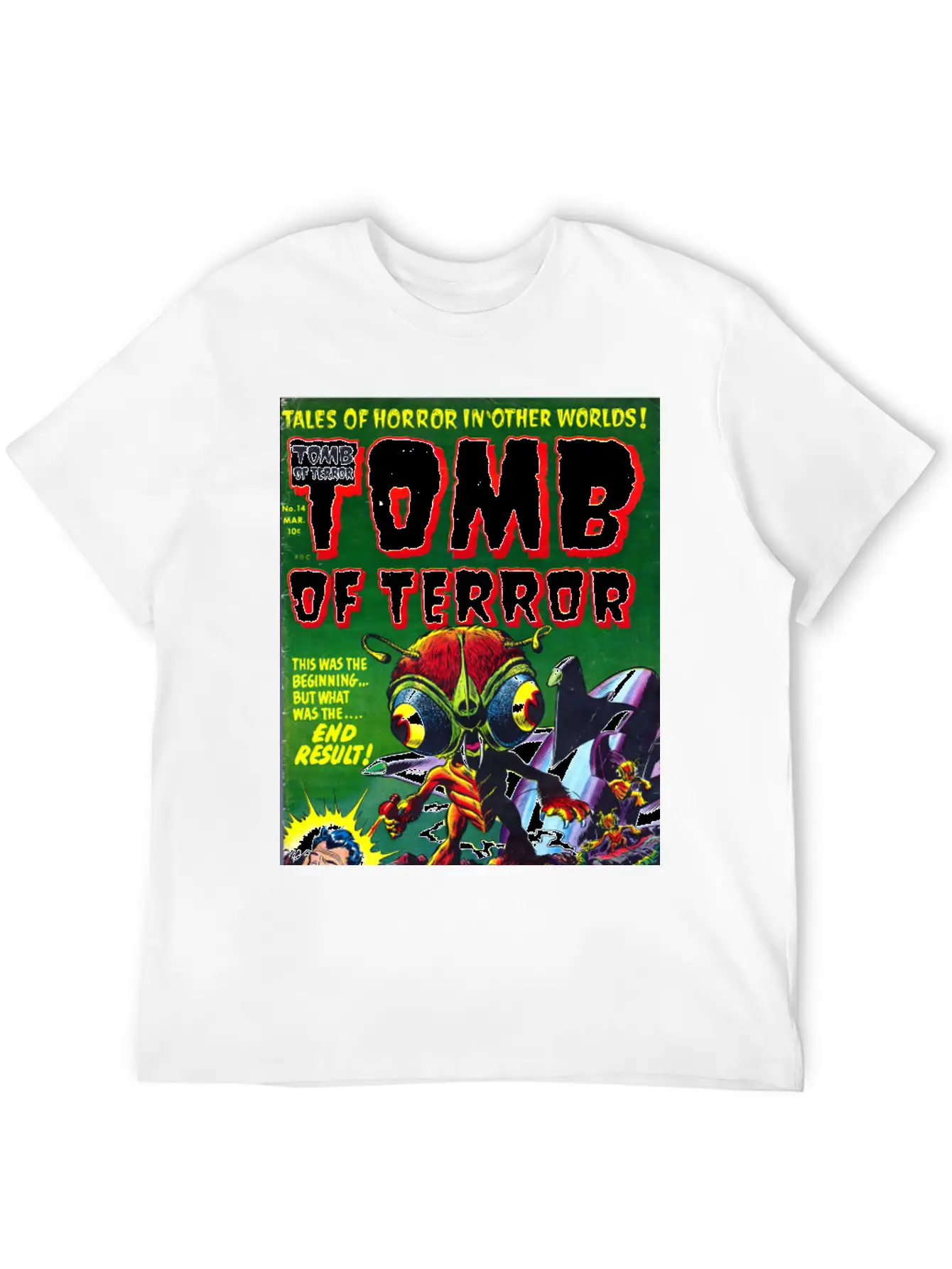 Tomb Of Terror Comic Unisex Casual T-Shirt – Clean Design For Daily Comfort