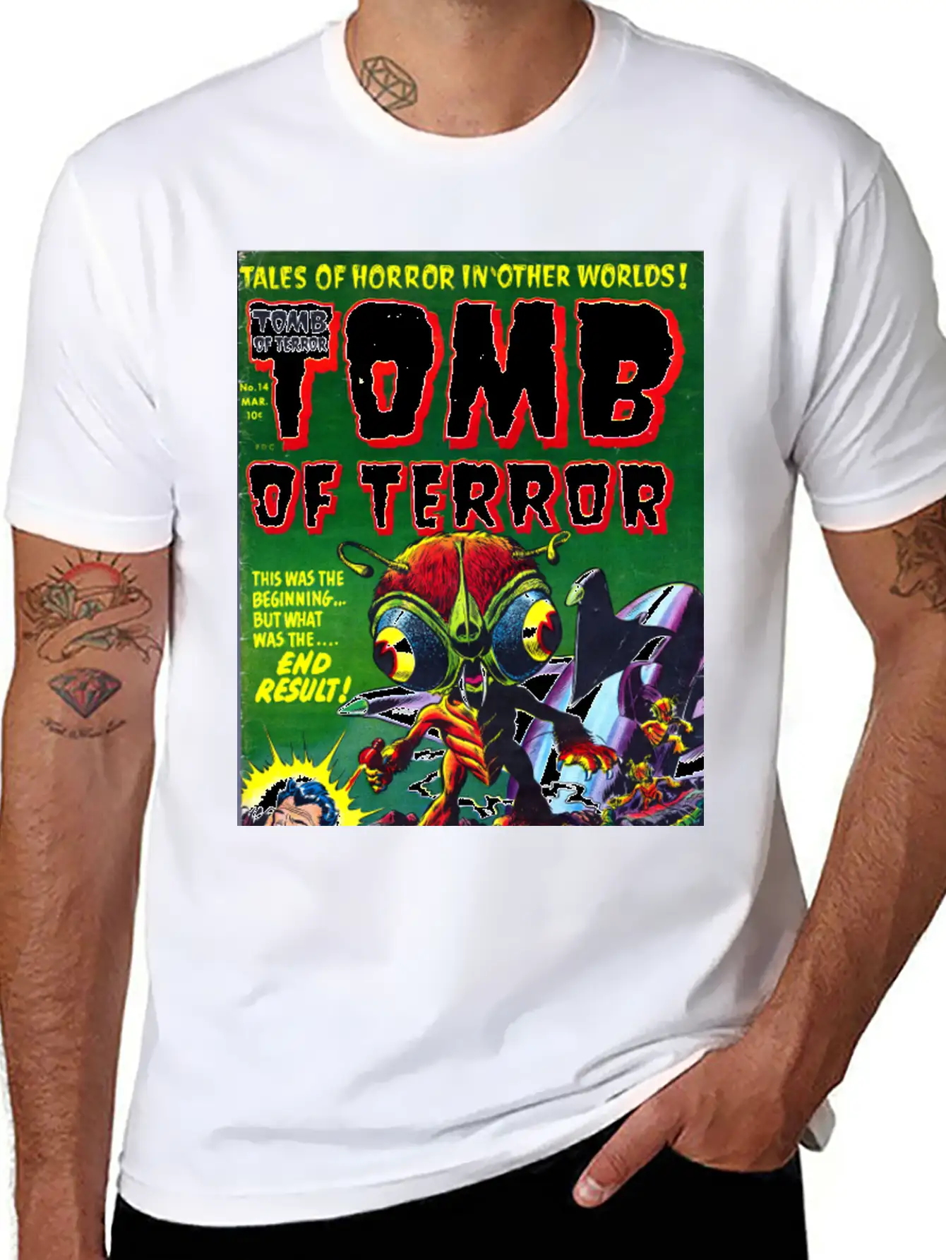 Tomb Of Terror Comic Unisex Casual T-Shirt – Clean Design For Daily Comfort