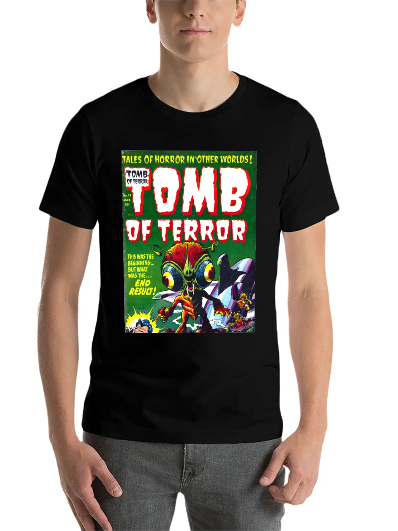 Tomb Of Terror Comic Unisex Casual T-Shirt – Clean Design For Daily Comfort