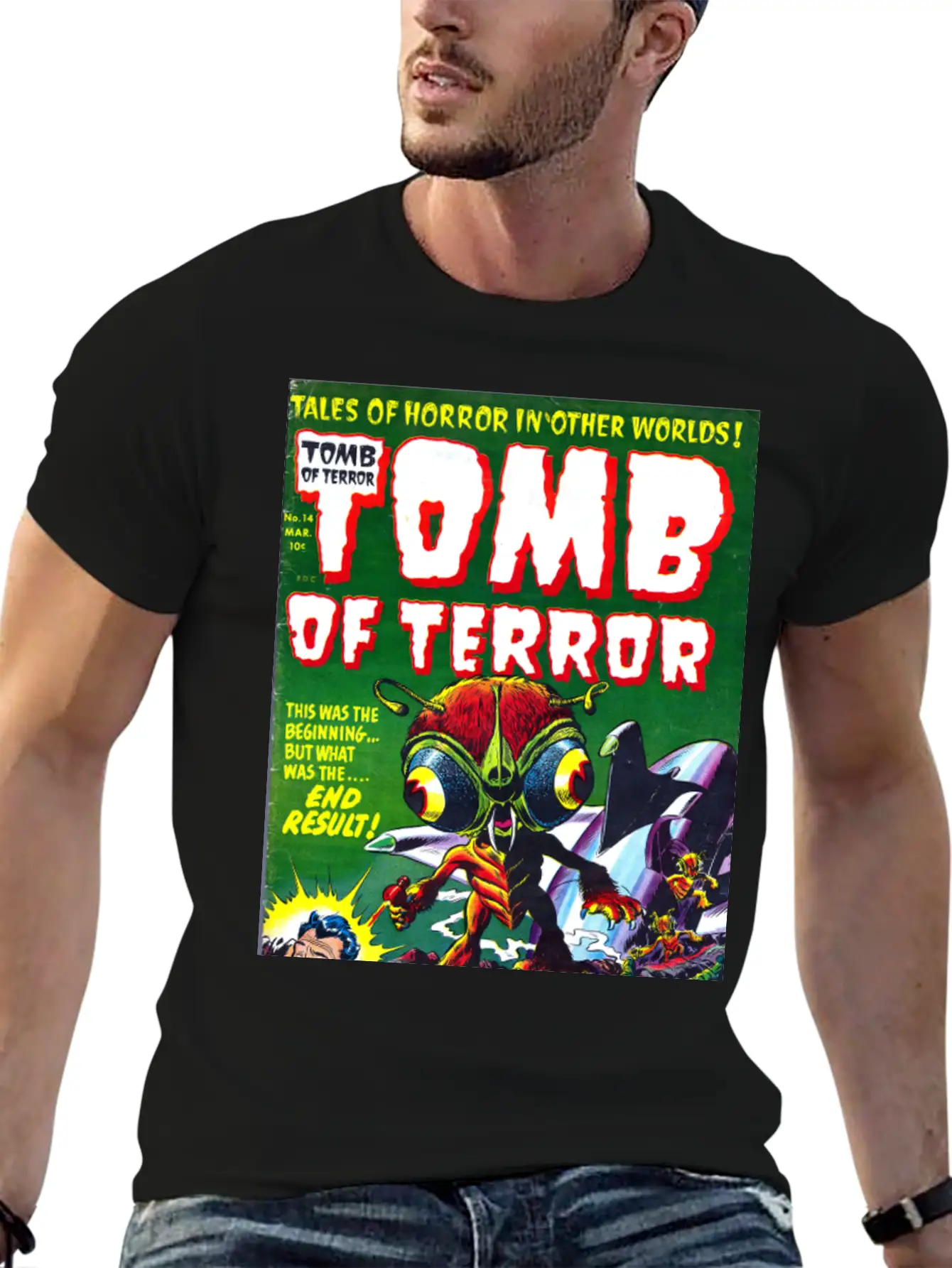 Tomb Of Terror Comic Unisex Casual T-Shirt – Clean Design For Daily Comfort