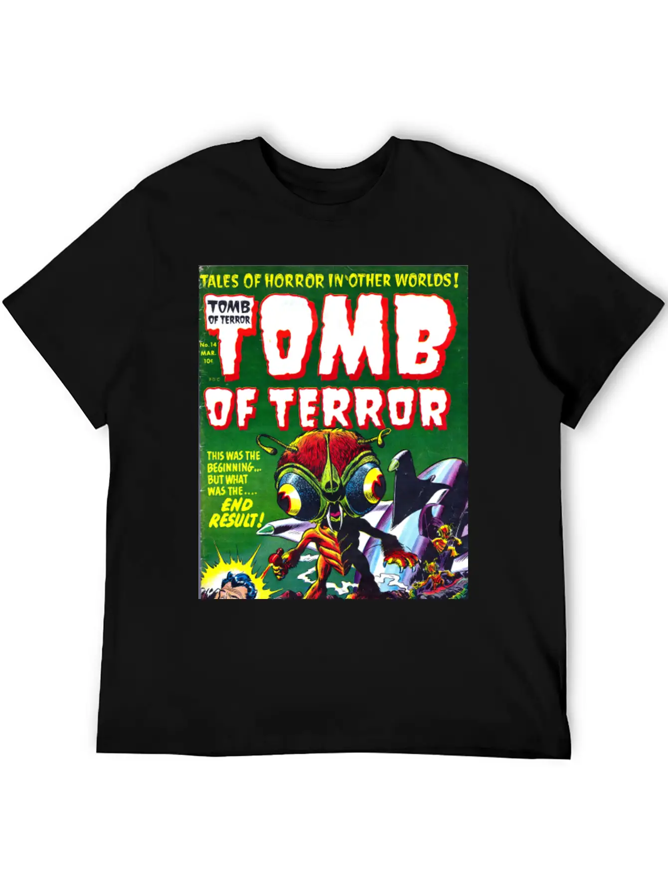 Tomb Of Terror Comic Unisex Casual T-Shirt – Clean Design For Daily Comfort