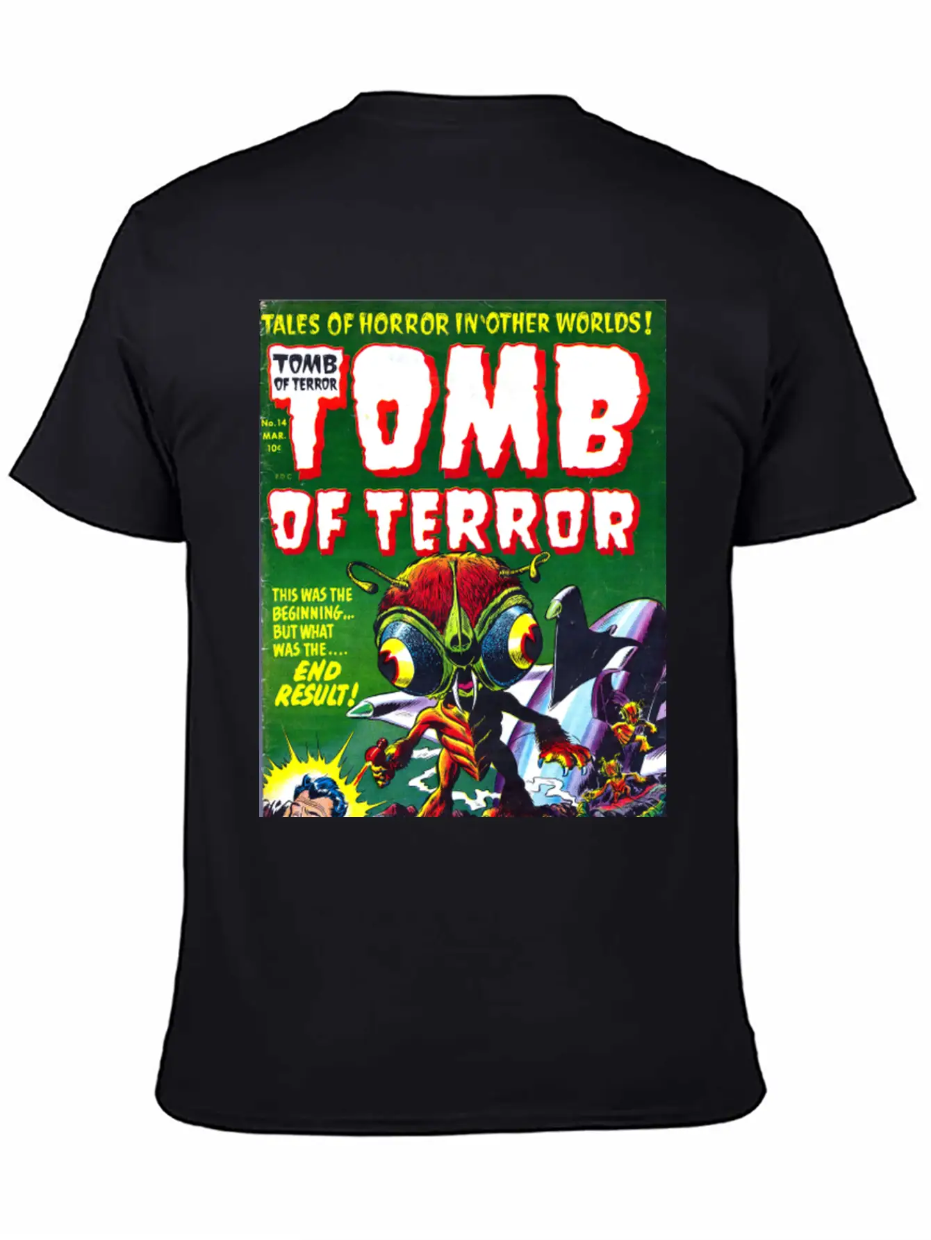 Tomb Of Terror Comic Unisex Casual T-Shirt – Clean Design For Daily Comfort