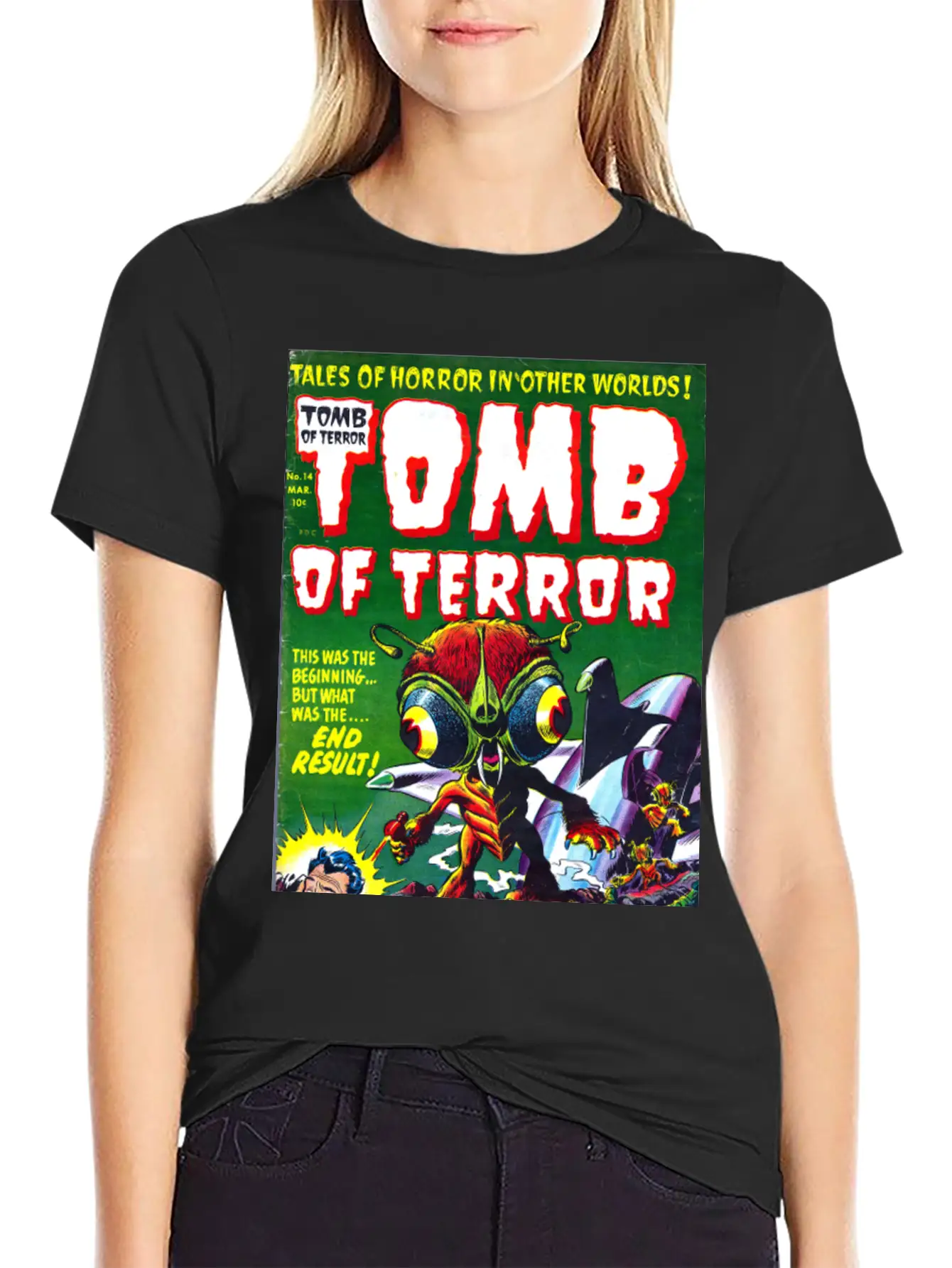 Tomb Of Terror Comic Unisex Casual T-Shirt – Clean Design For Daily Comfort