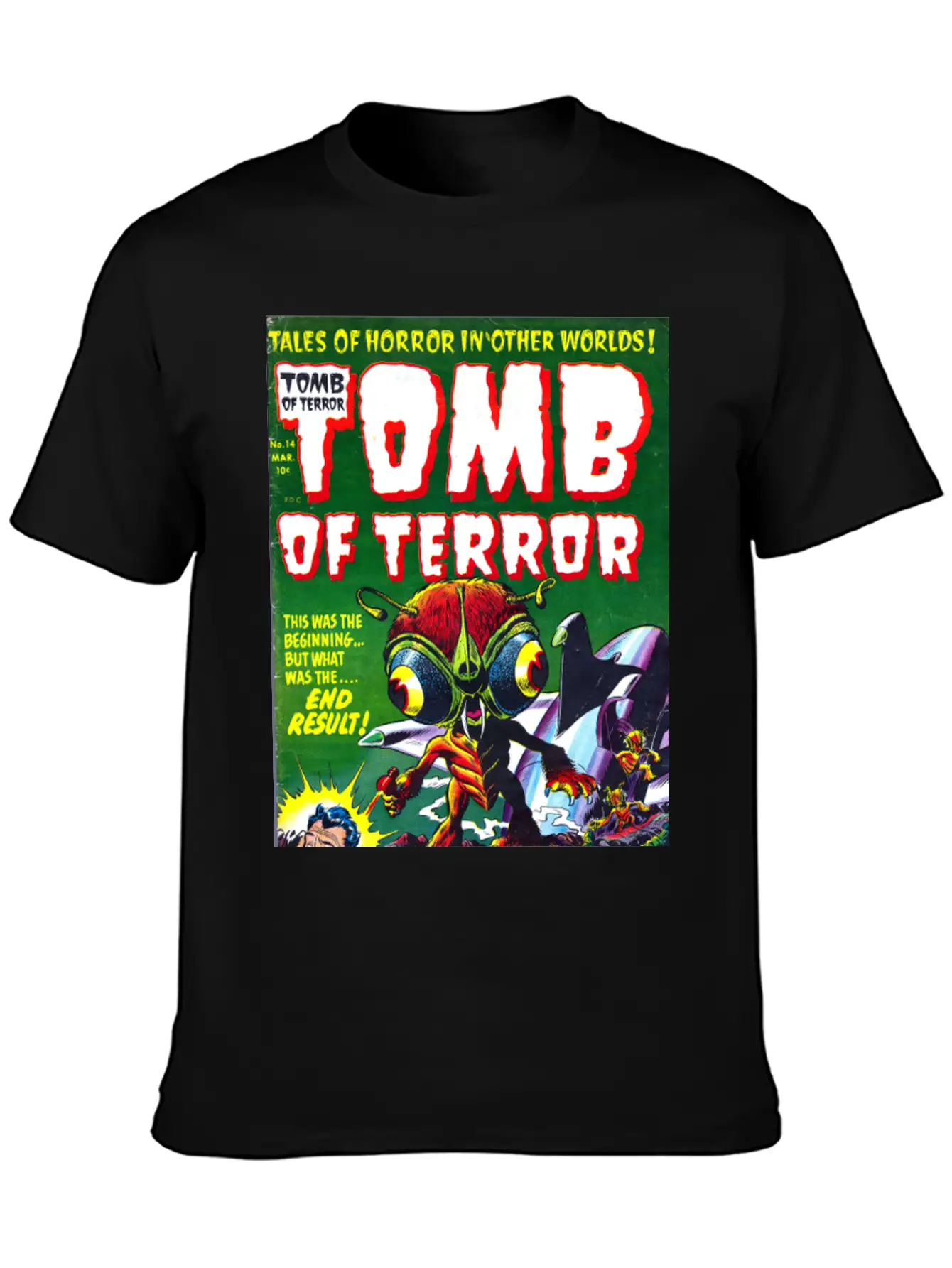 Tomb Of Terror Comic Unisex Casual T-Shirt – Clean Design For Daily Comfort