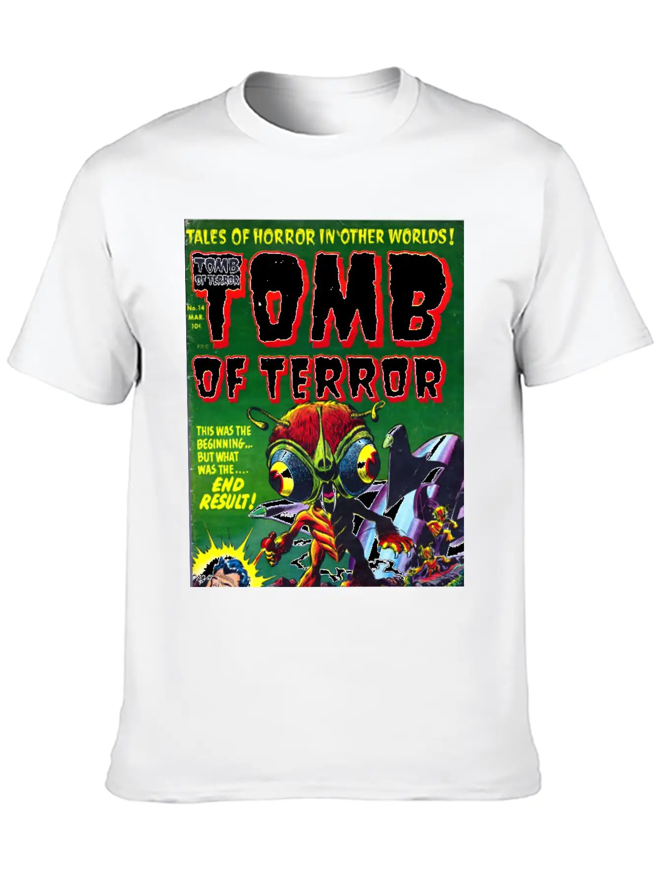 Tomb Of Terror Comic Unisex Casual T-Shirt – Clean Design For Daily Comfort