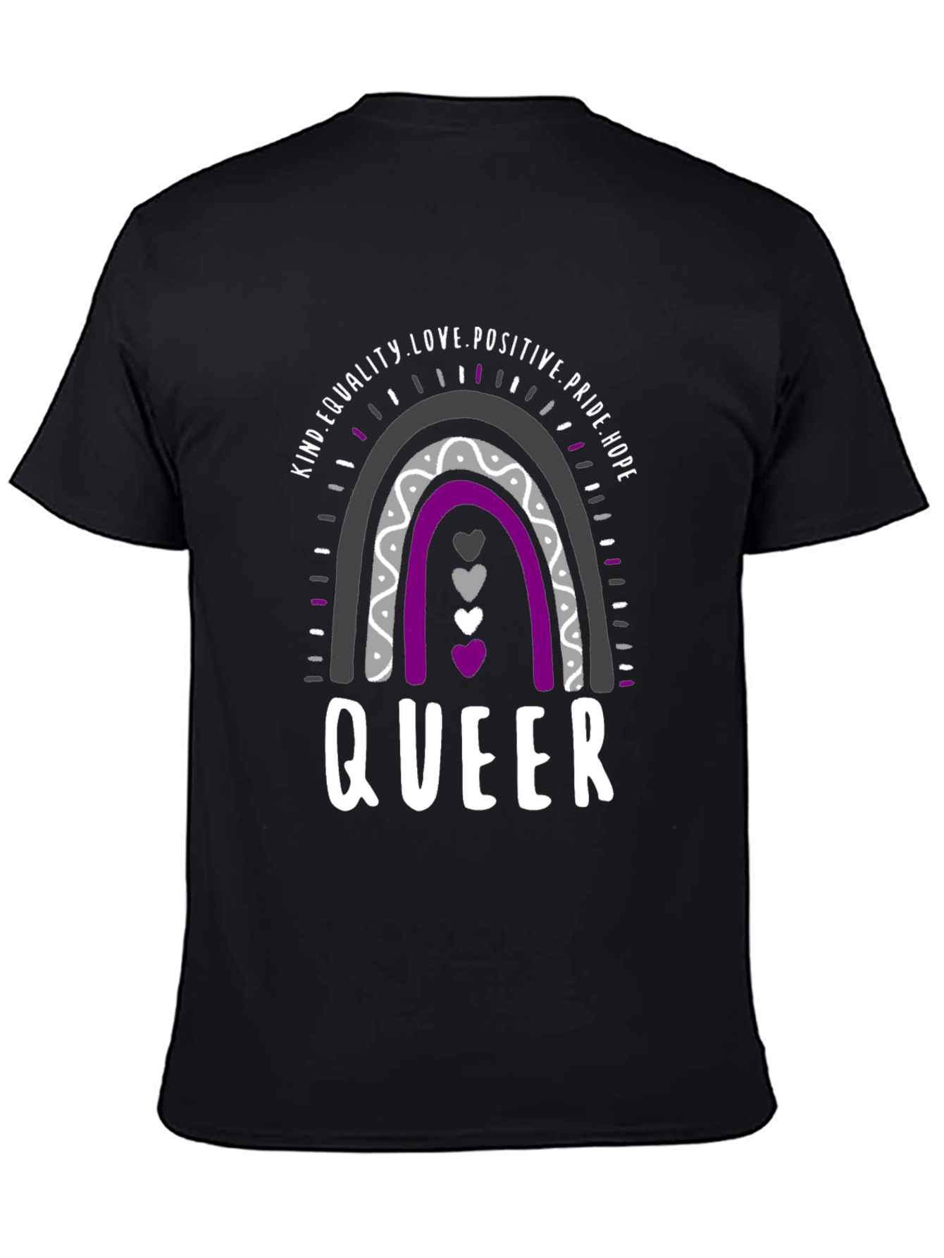 Queer Pride Rainbow Graphic T-Shirt