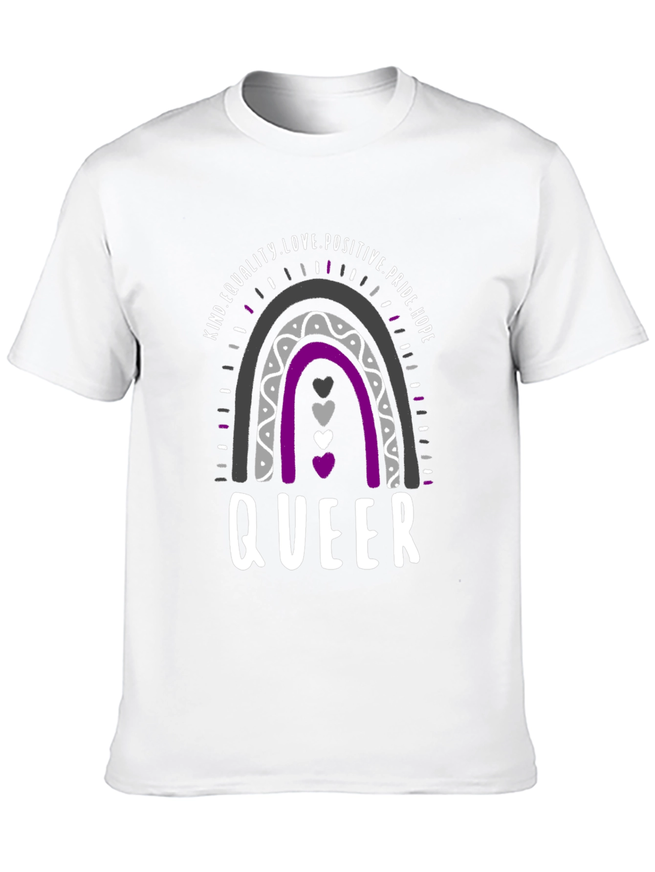 Queer Pride Rainbow Graphic T-Shirt