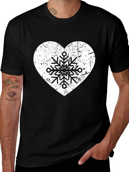 Snowflake Heart Graphic Tee