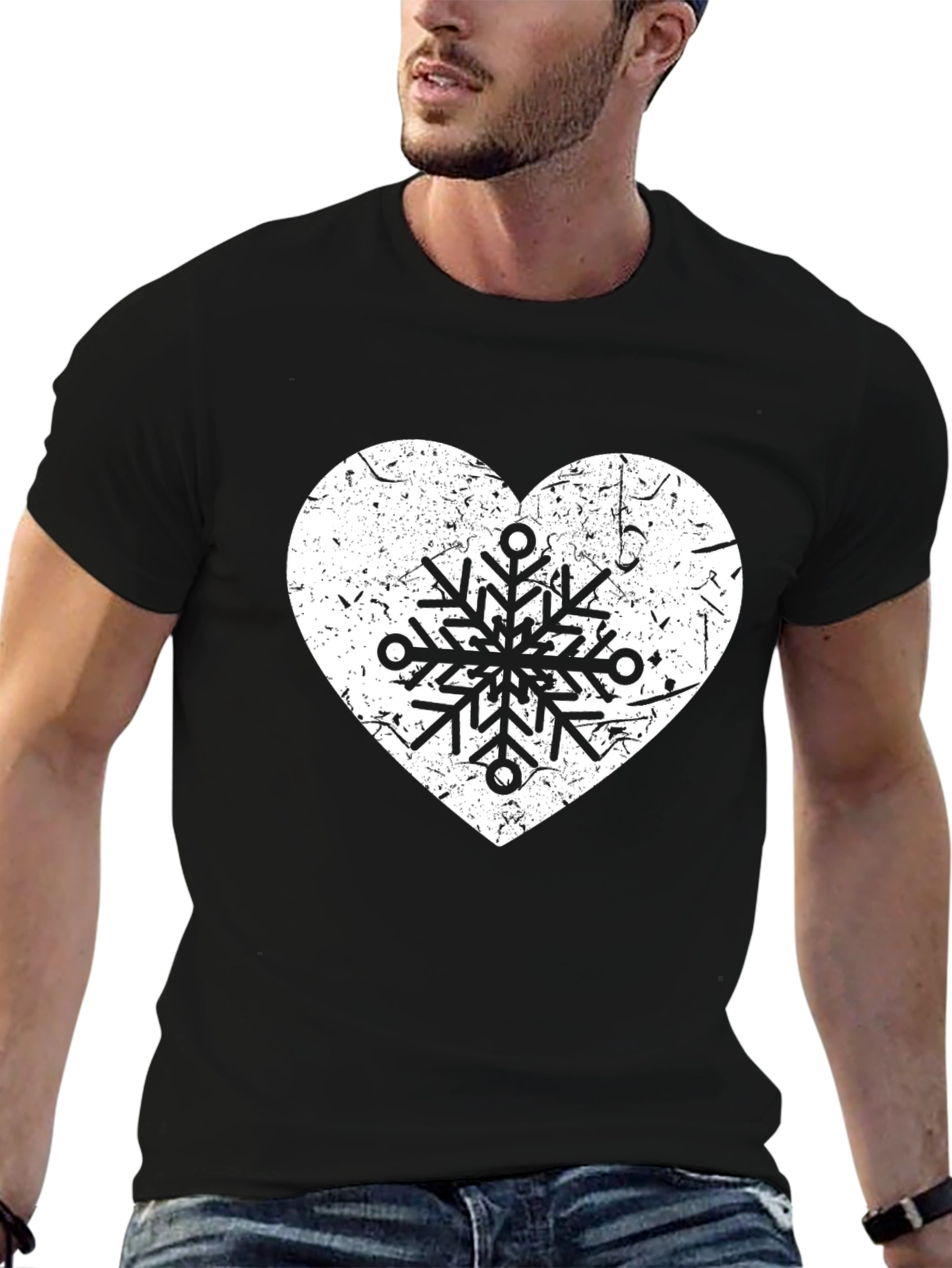 Snowflake Heart Graphic Tee
