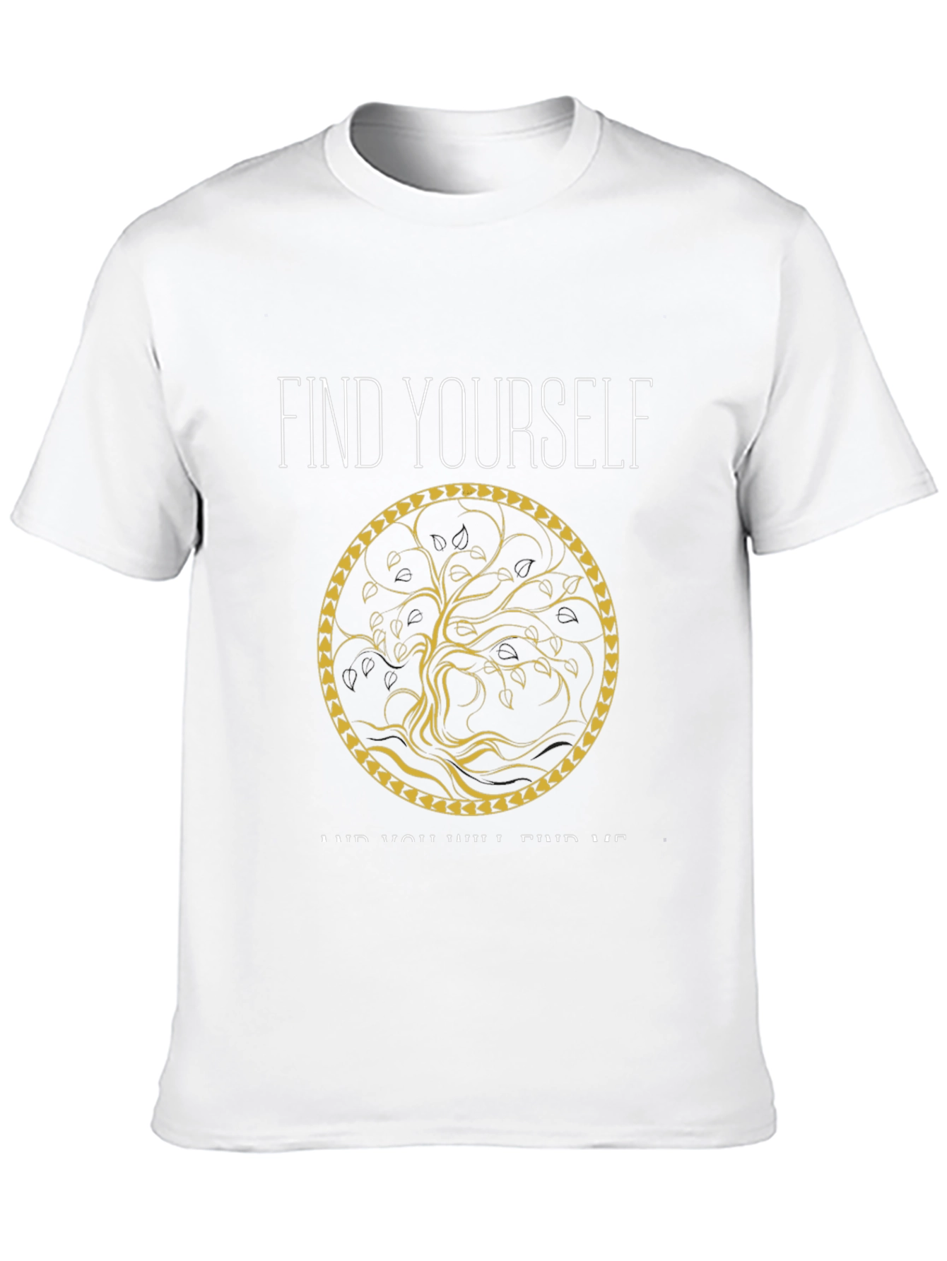 Find Yourself Tree Graphic T-Shirt