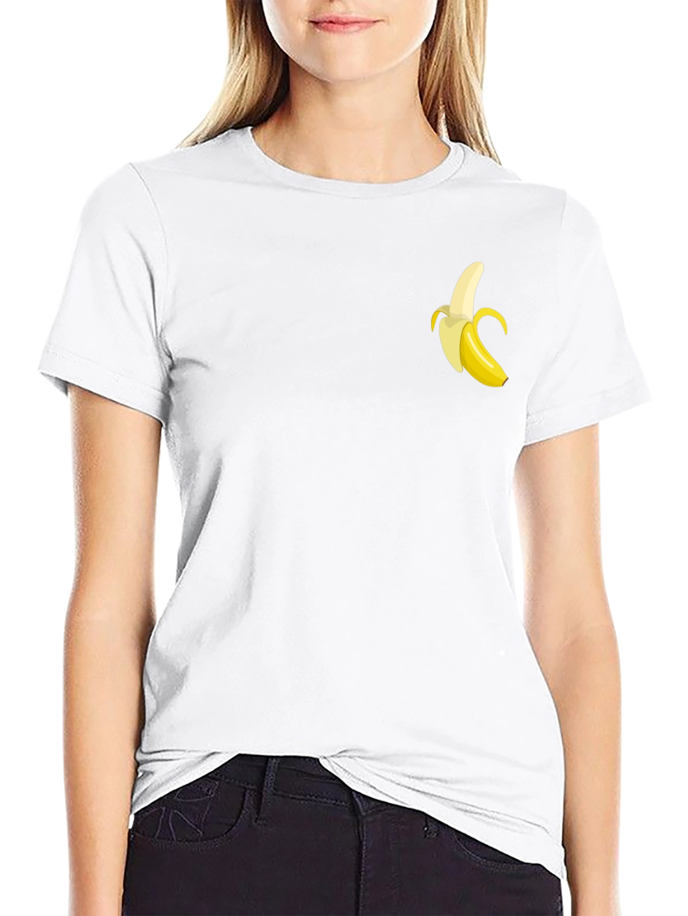 Banana Graphic Black T-Shirt