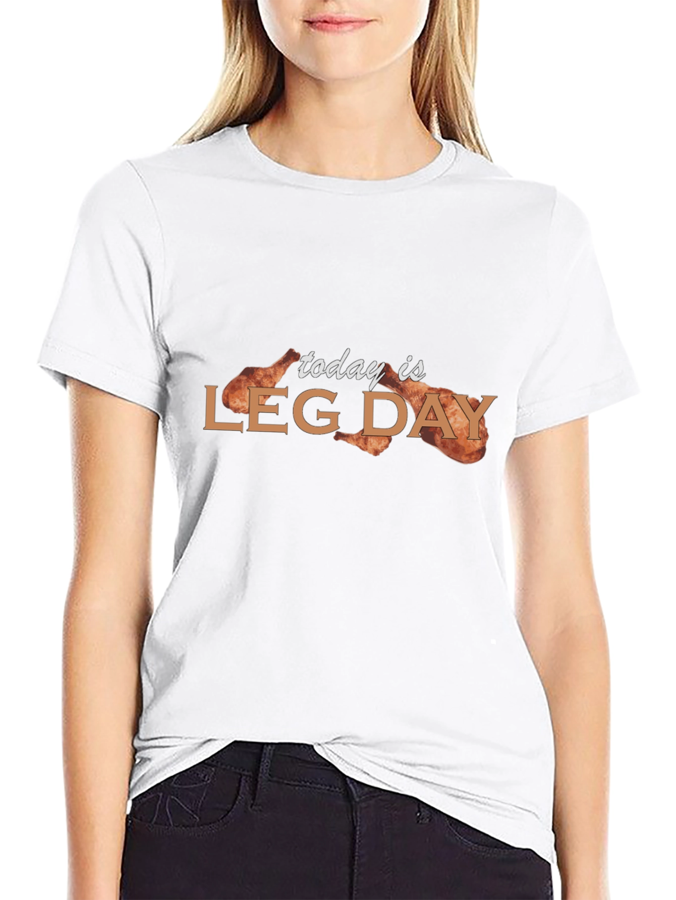 Today is Leg Day Chicken Leg T-Shirt