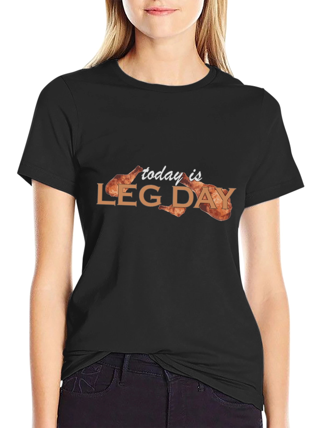 Today is Leg Day Chicken Leg T-Shirt