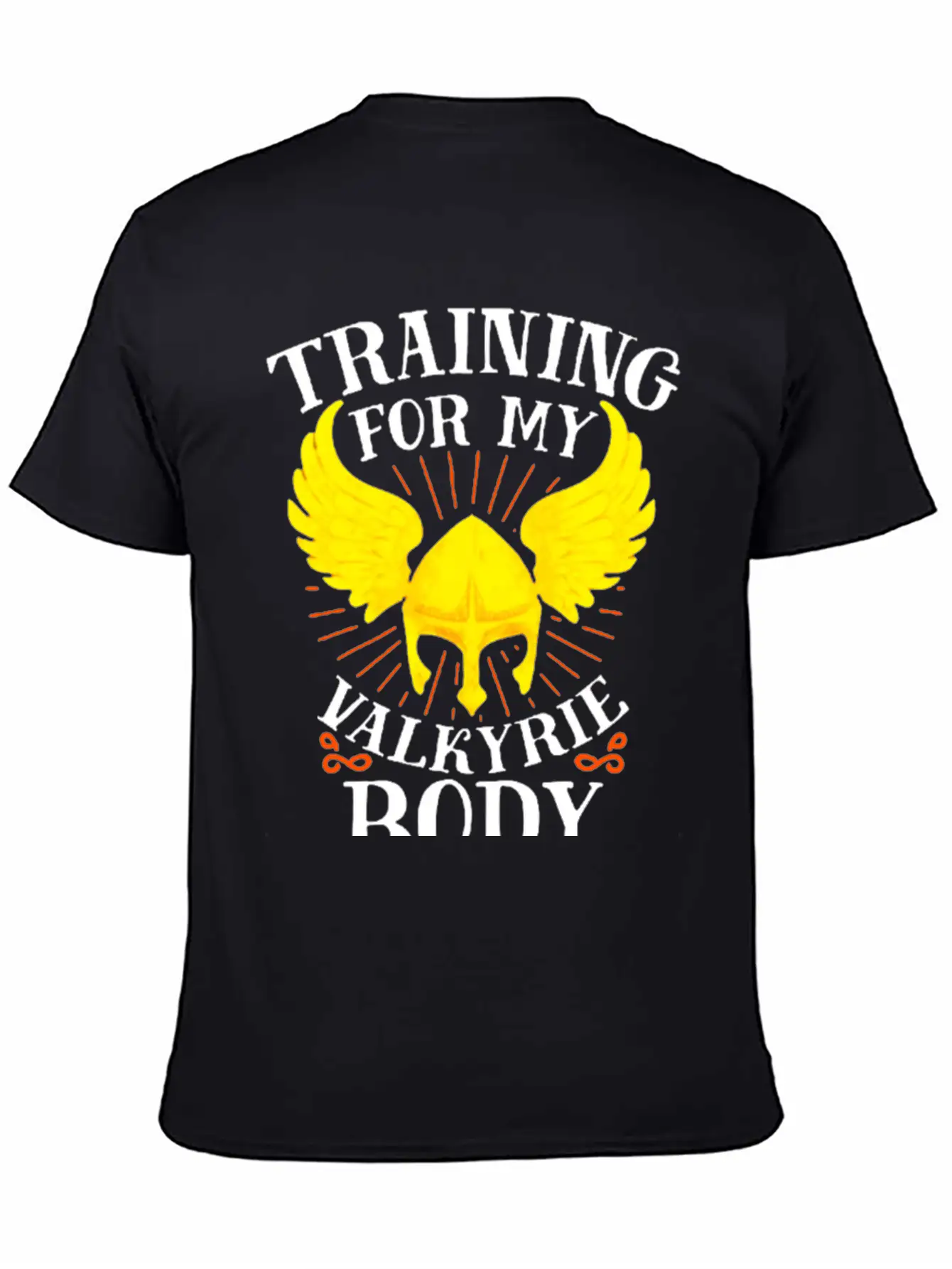 Training For My Valkyrie Body Unisex Casual T-Shirt – Clean Design For Daily Comfort