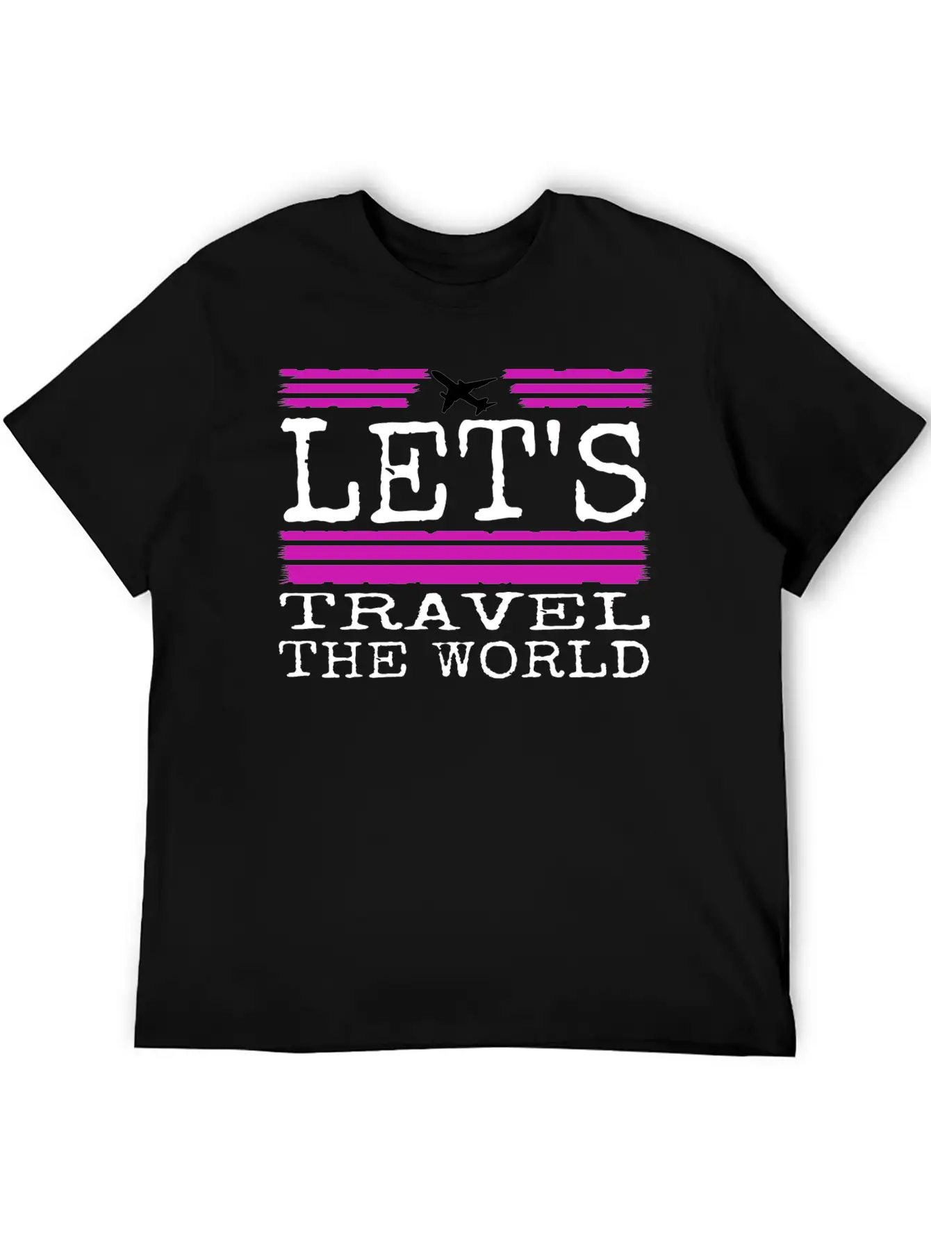 Travel - Let Us Travel Unisex Casual T-Shirt – Clean Design For Daily Comfort