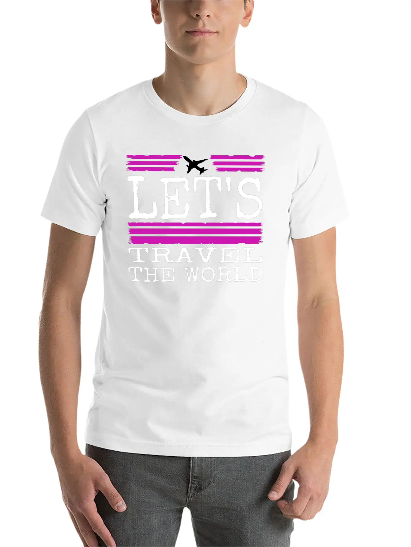 Travel - Let Us Travel Unisex Casual T-Shirt – Clean Design For Daily Comfort