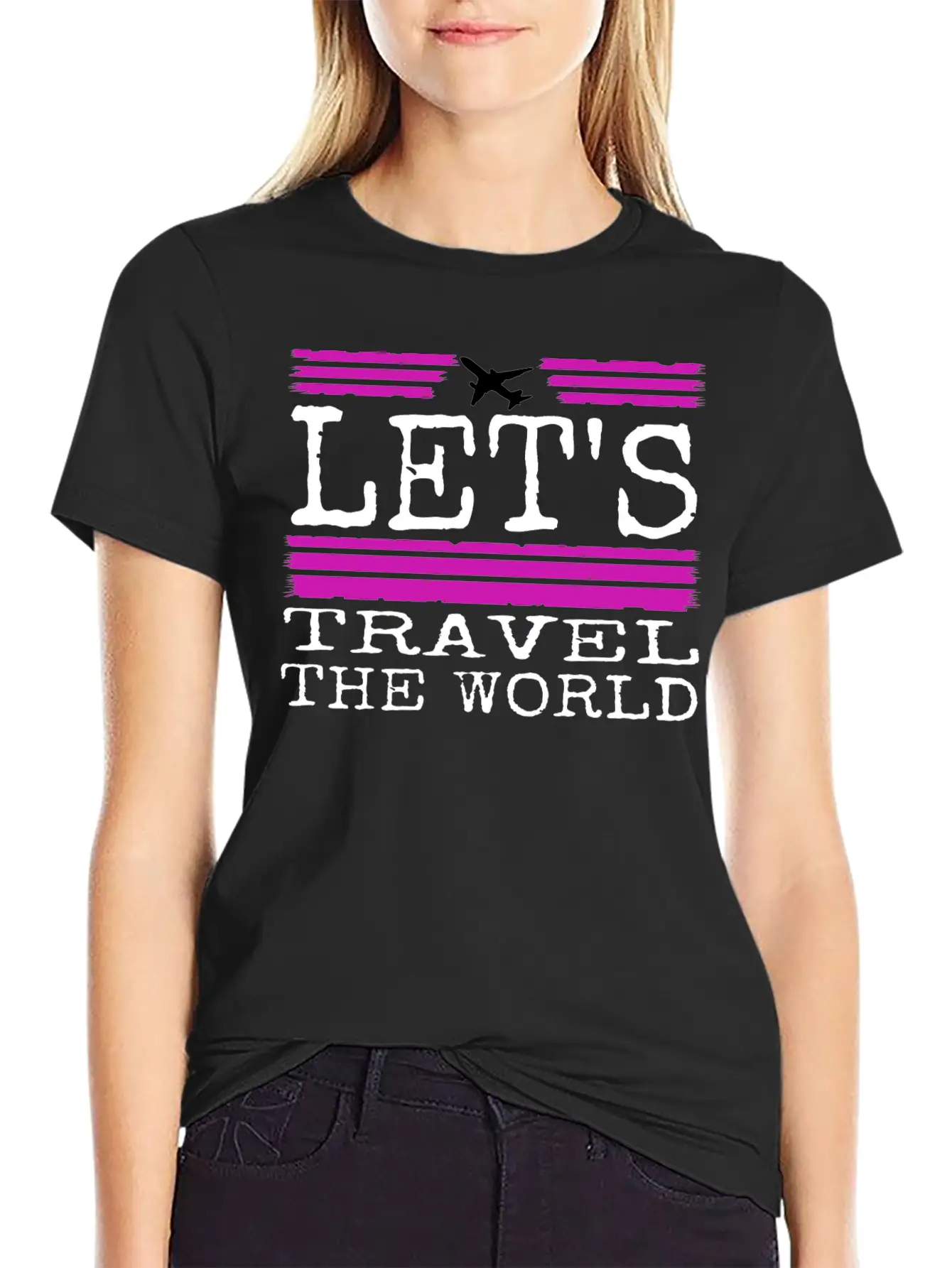 Travel - Let Us Travel Unisex Casual T-Shirt – Clean Design For Daily Comfort