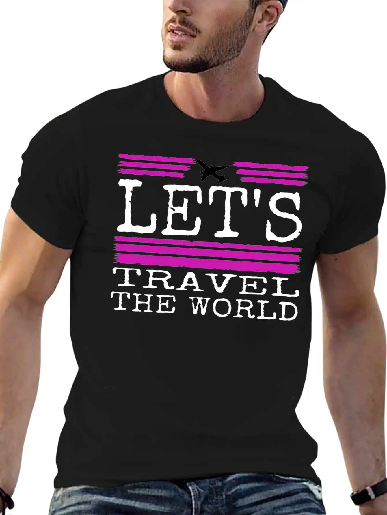 Travel - Let Us Travel Unisex Casual T-Shirt – Clean Design For Daily Comfort
