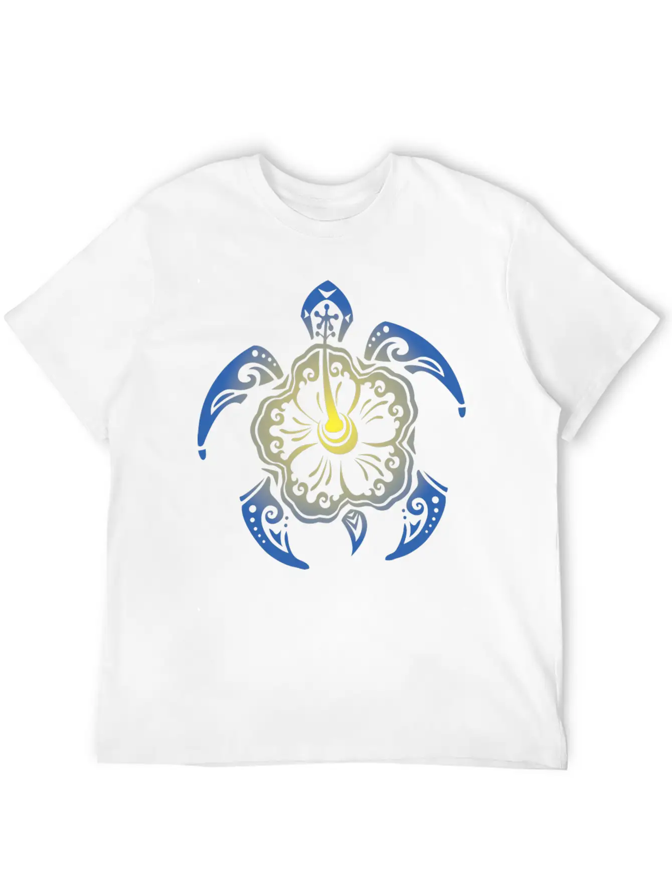 Tribal Turtle Unisex Casual T-Shirt – Clean Design For Daily Comfort