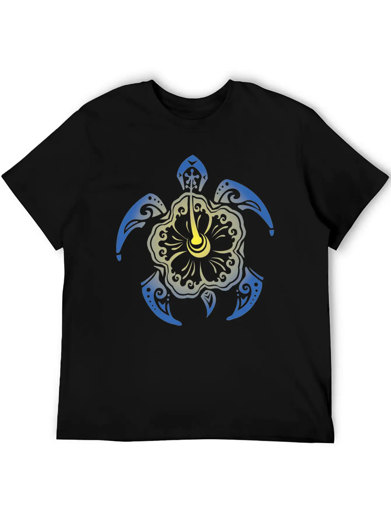Tribal Turtle Unisex Casual T-Shirt – Clean Design For Daily Comfort