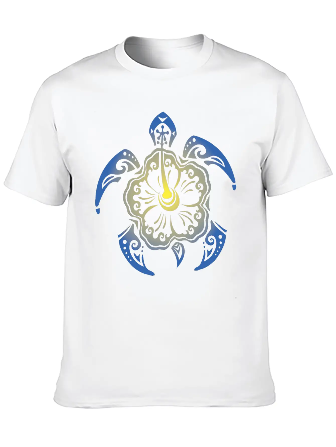 Tribal Turtle Unisex Casual T-Shirt – Clean Design For Daily Comfort