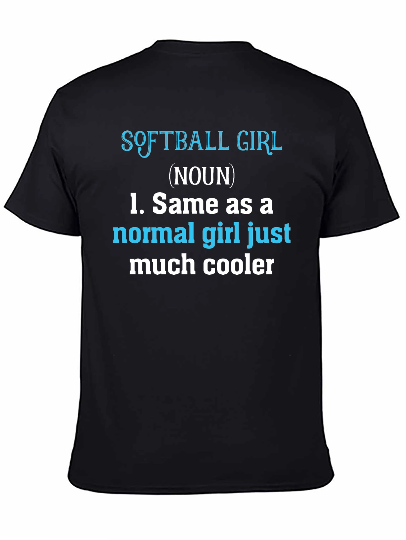 Softball Girl Definition T-Shirt - Funny Sports Tee
