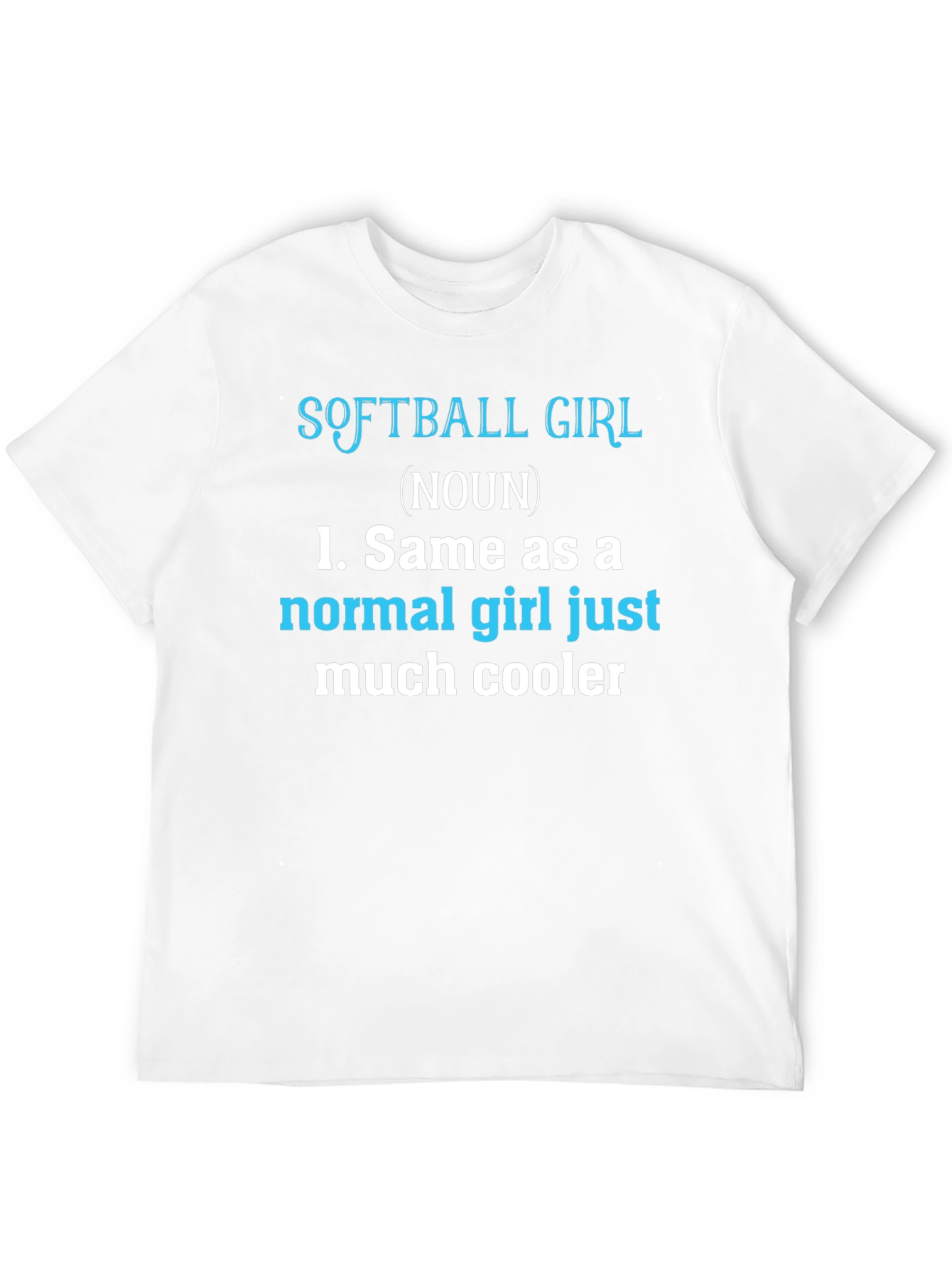Softball Girl Definition T-Shirt - Funny Sports Tee