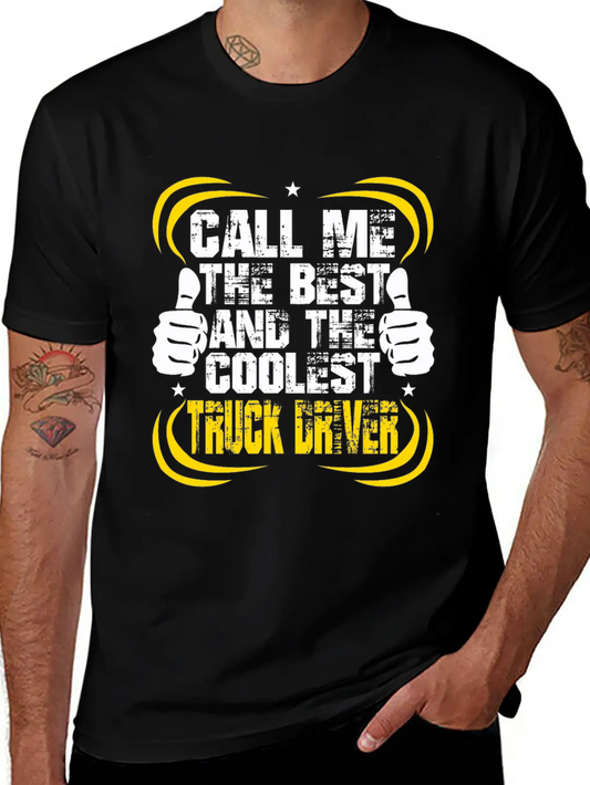 Trucker Truck Driver Trucks Monster Trucks Gift Unisex Casual T-Shirt – Clean Design For Daily Comfort