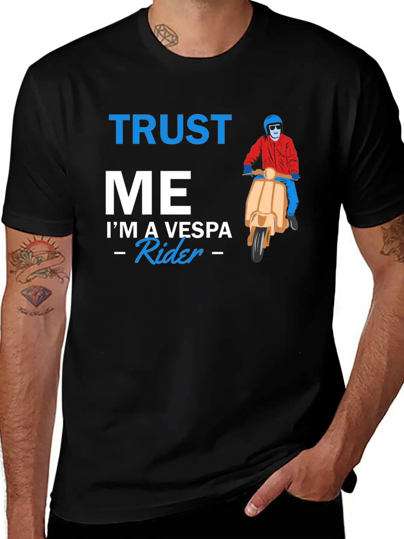 Trust Me Im A Vespa Rider Unisex Casual T-Shirt – Clean Design For Daily Comfort