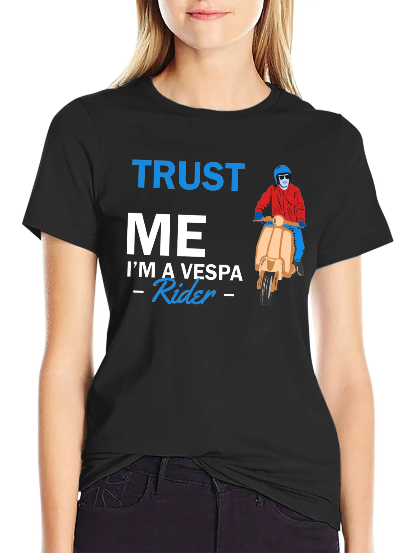 Trust Me Im A Vespa Rider Unisex Casual T-Shirt – Clean Design For Daily Comfort