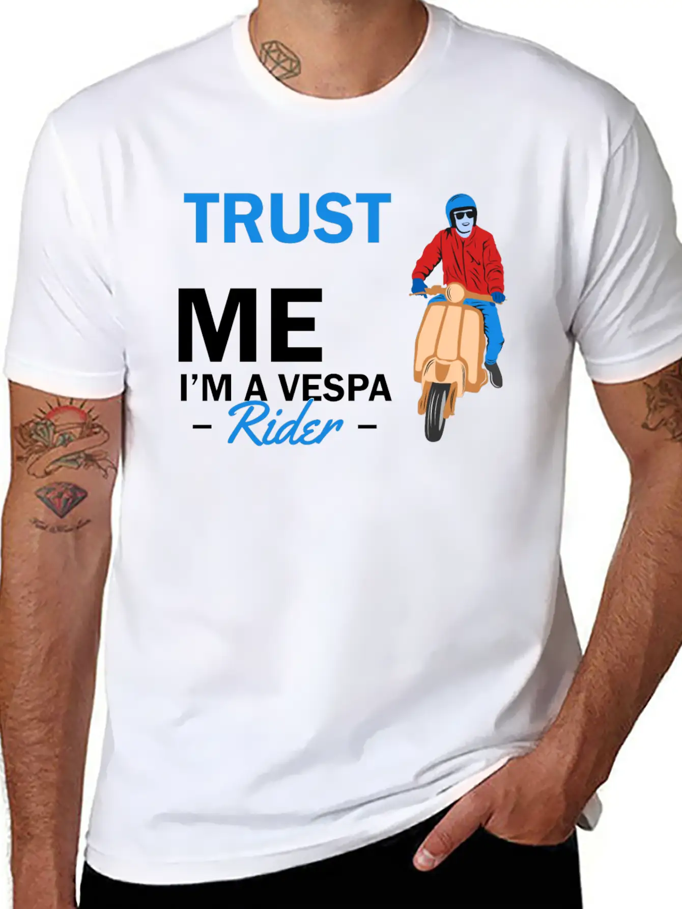 Trust Me Im A Vespa Rider Unisex Casual T-Shirt – Clean Design For Daily Comfort