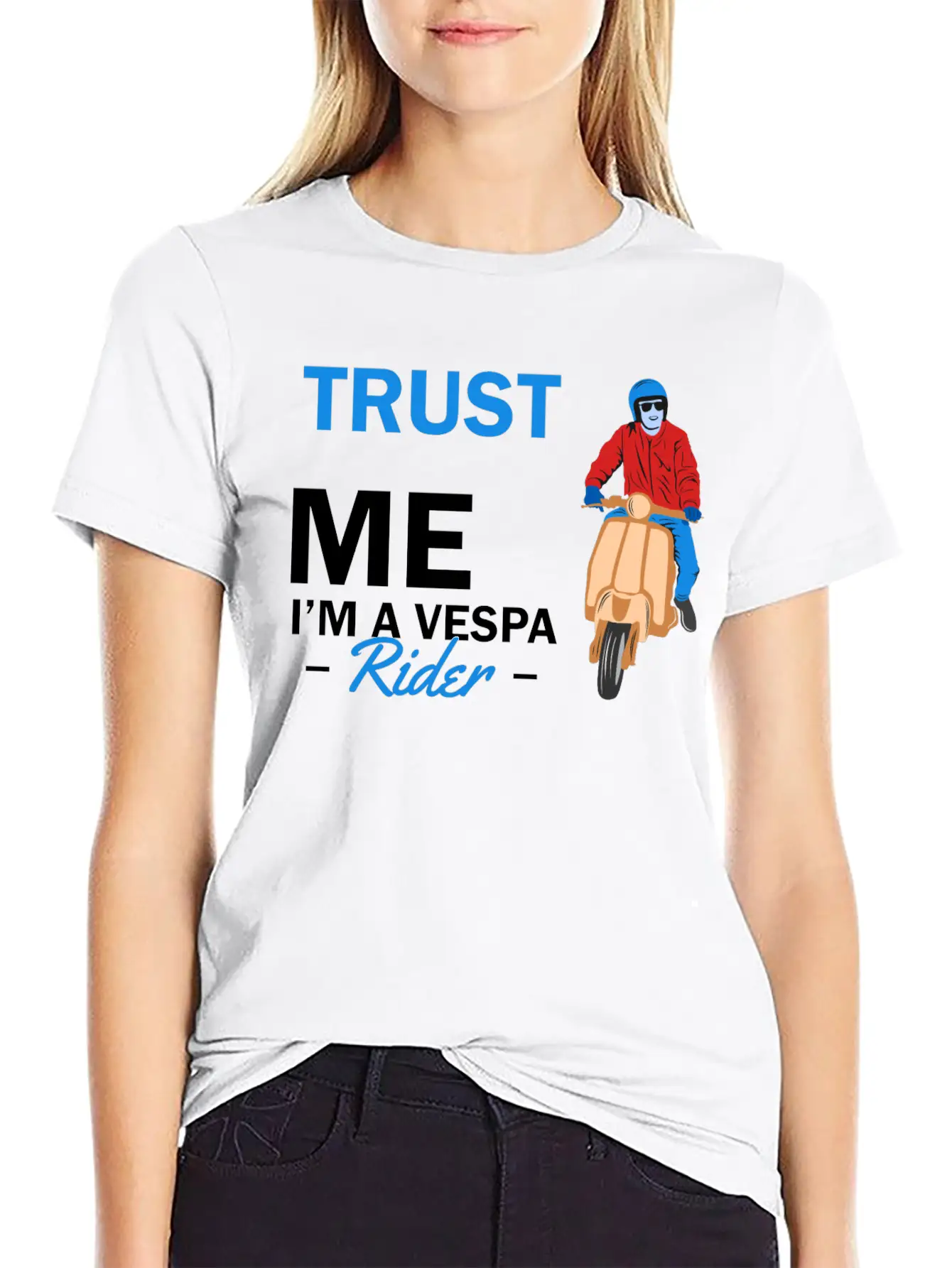 Trust Me Im A Vespa Rider Unisex Casual T-Shirt – Clean Design For Daily Comfort