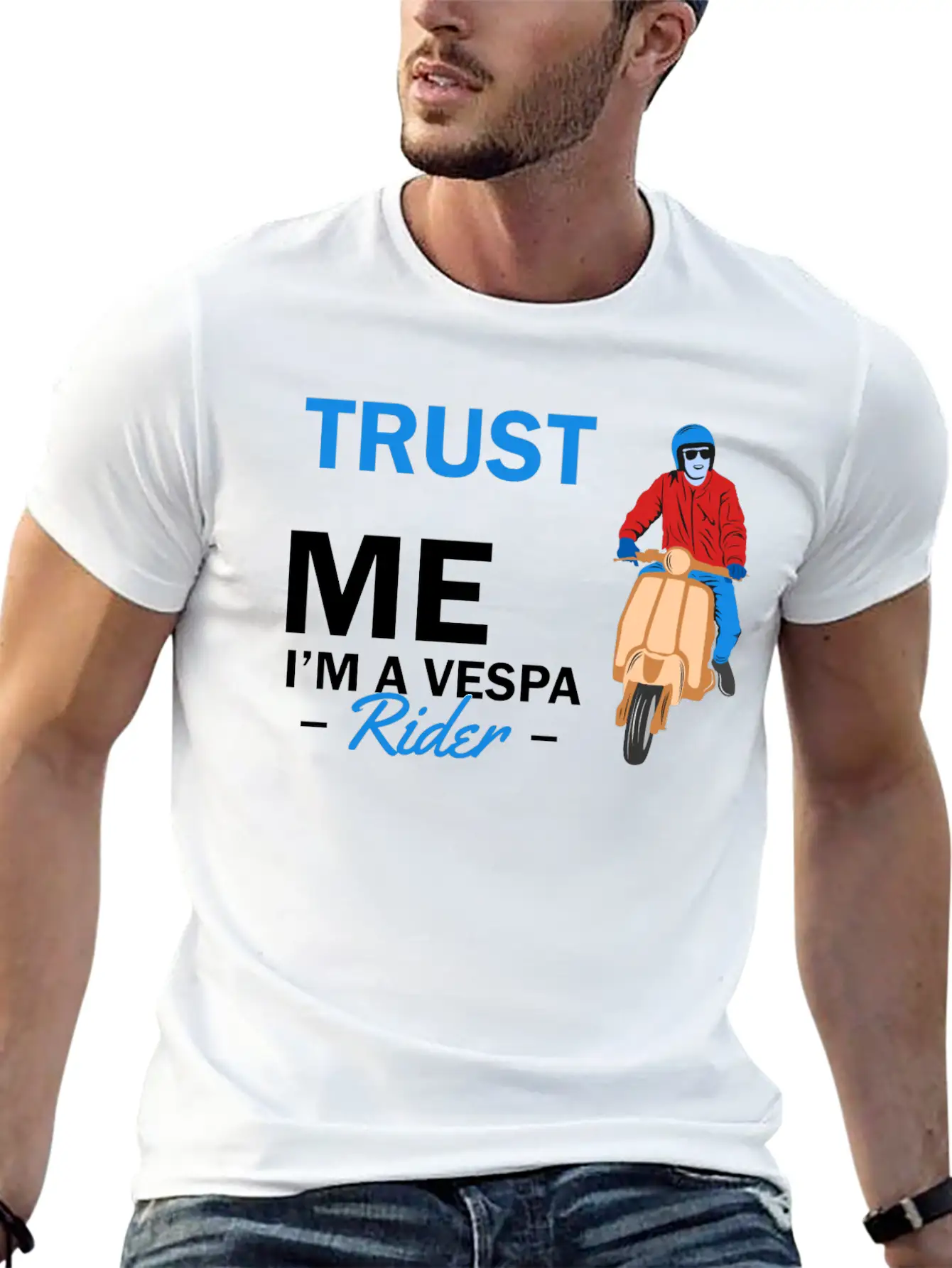 Trust Me Im A Vespa Rider Unisex Casual T-Shirt – Clean Design For Daily Comfort